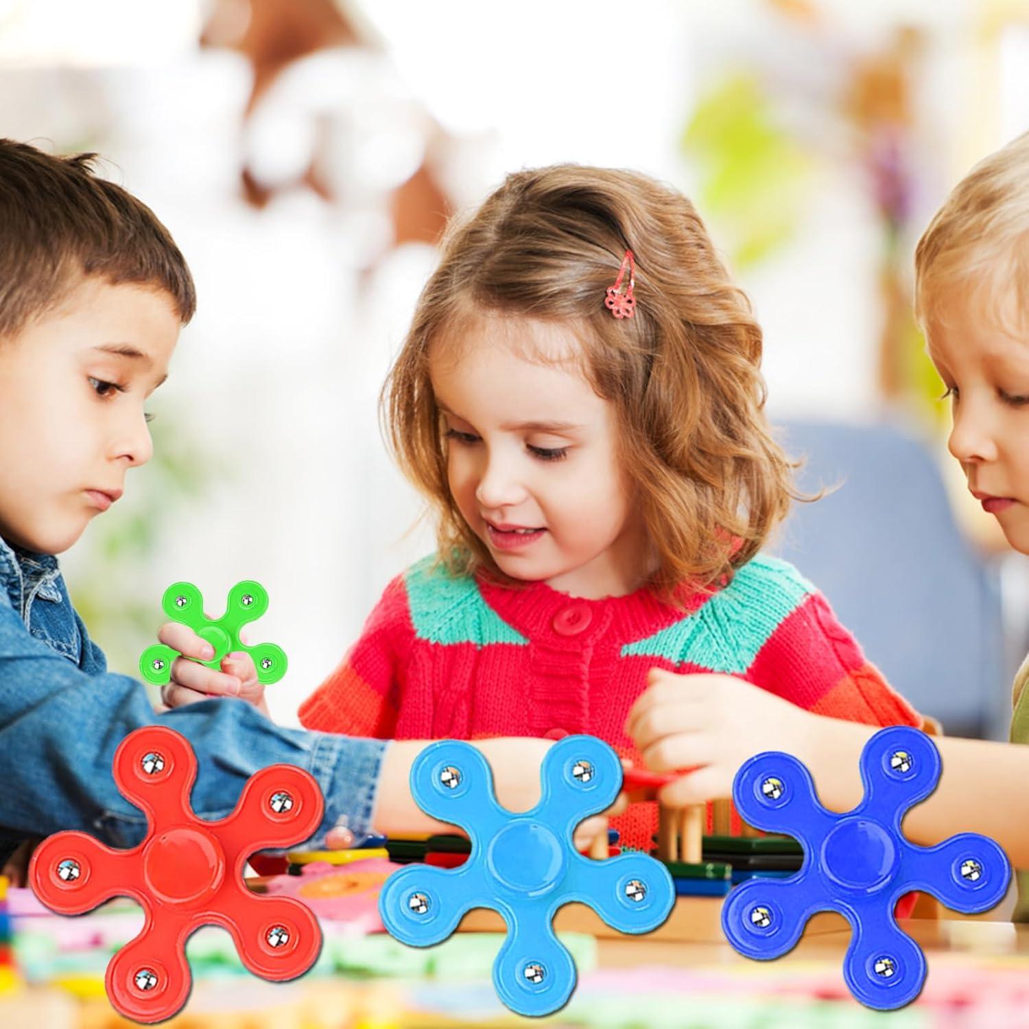 Paquete de 32 Spinners Antiestrés SUNPROUND 6.5 cm Silenciosos