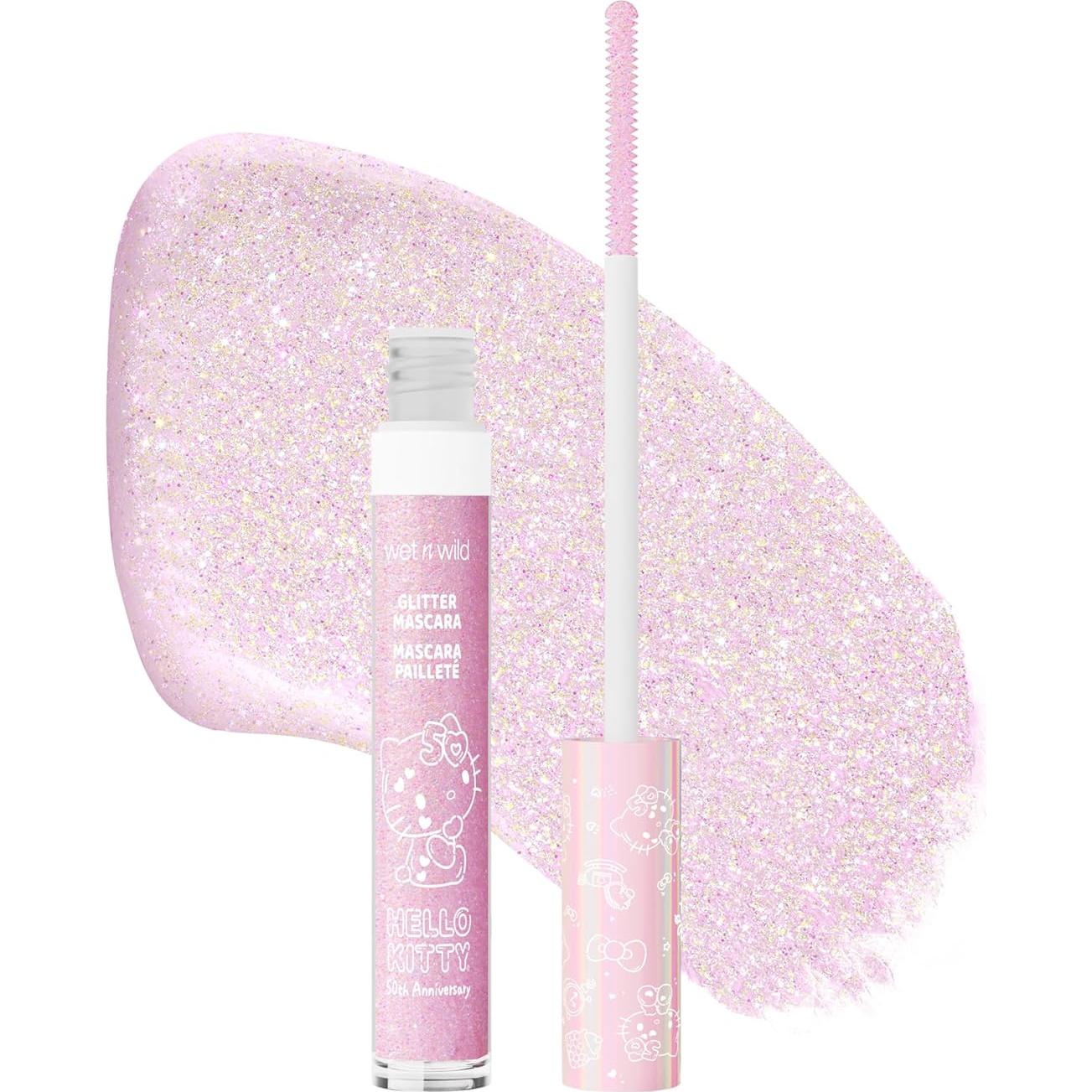 Set de Rímel y Rizador de Pestañas Hello Kitty - Brillo Rosa