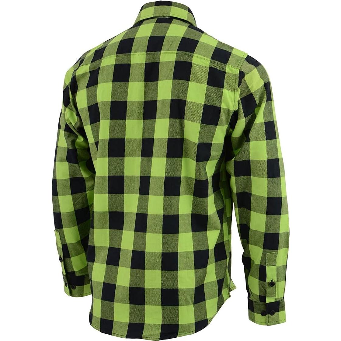 Camisa de Franela a Cuadros Hombre Milwaukee 100% Algodón