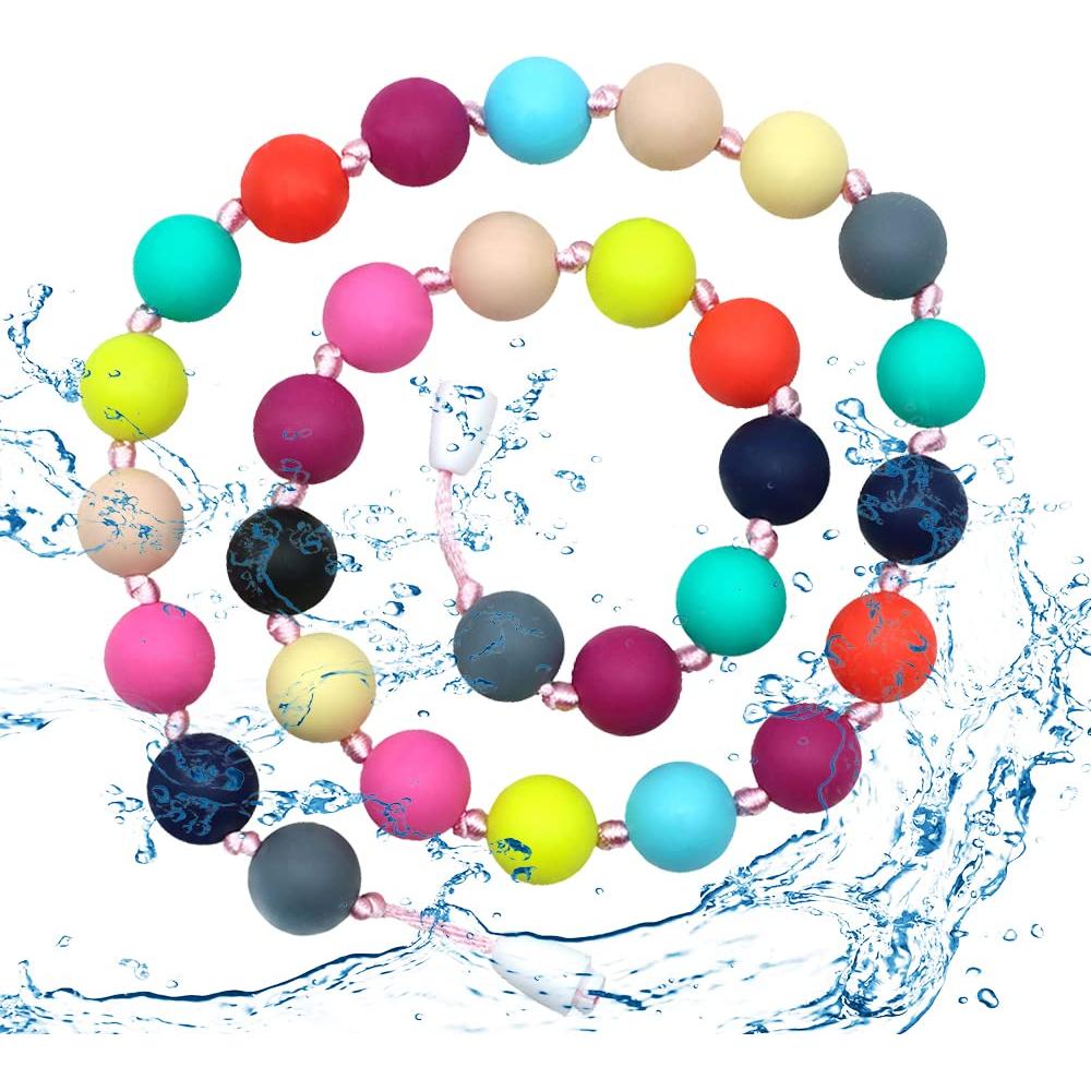 Collares de Silicona Masticables Choneer para Niños Autistas - 2 Piezas