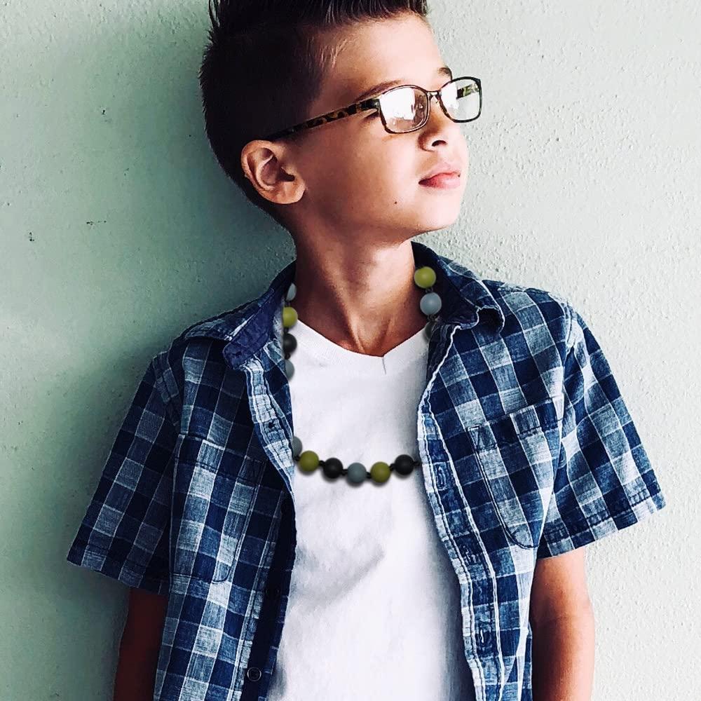 Collares de Silicona Masticables Choneer para Niños Autistas - 2 Piezas