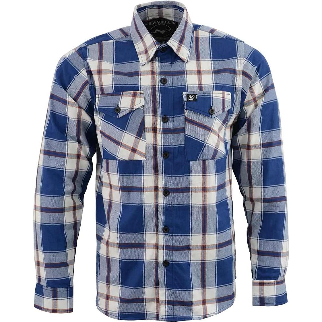 Camisa de Franela Cuadros Algodón Milwaukee 5X Grande