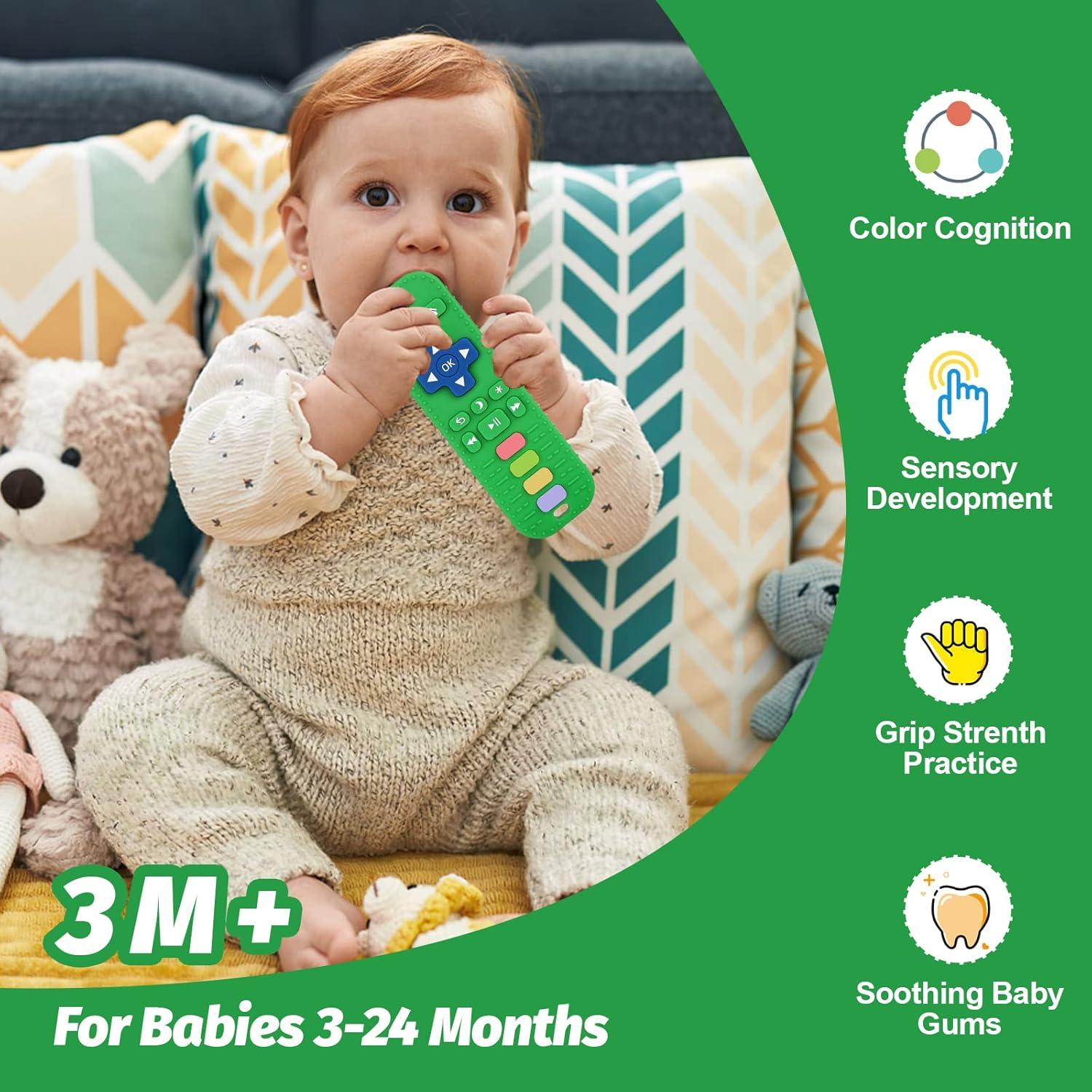 Set de 3 Mordedores para Bebés Fu Store Silicona 0-36 Meses