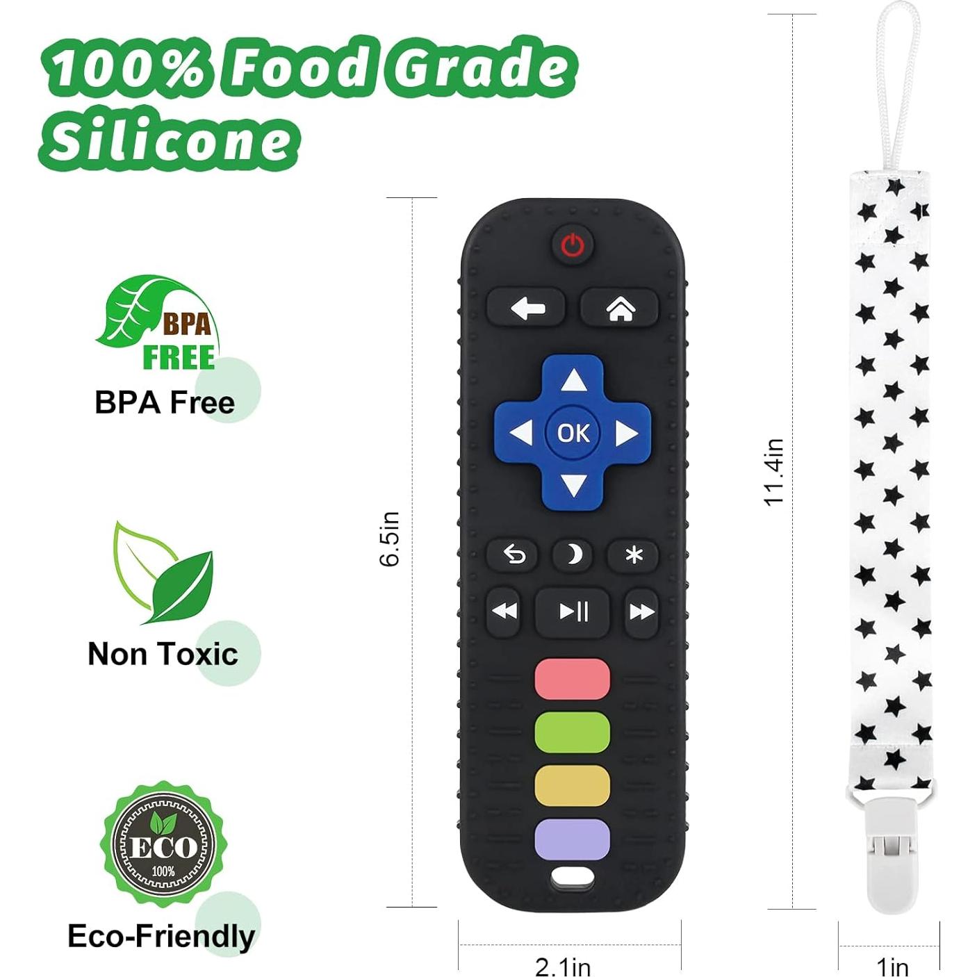 Set de 3 Mordedores para Bebés Fu Store Silicona 0-36 Meses