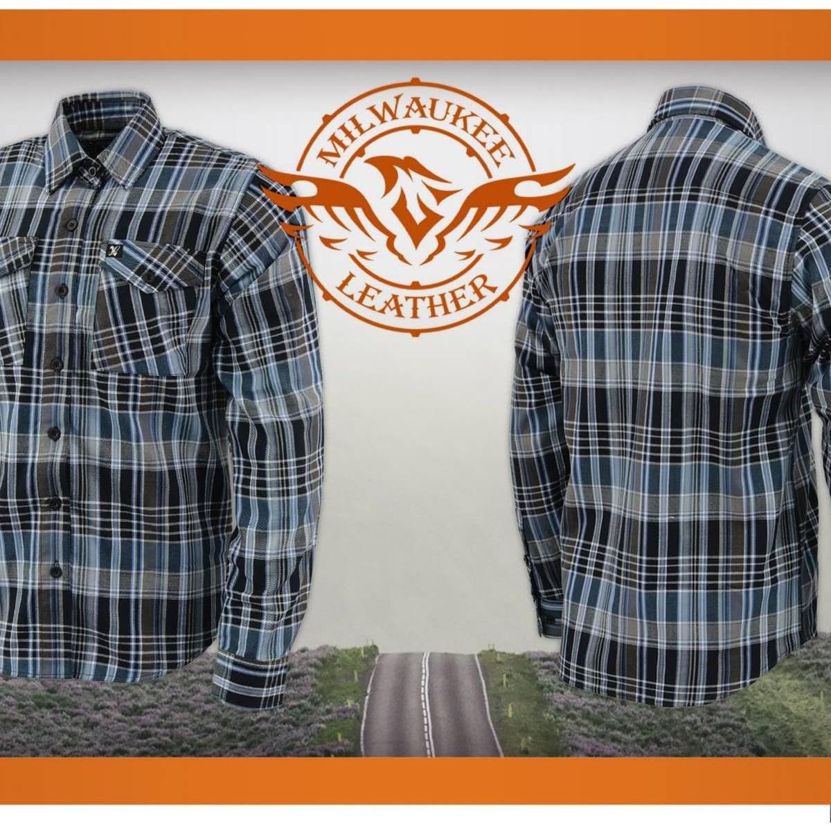 Camisa de Franela a Cuadros Milwaukee Leather XXL Hombre