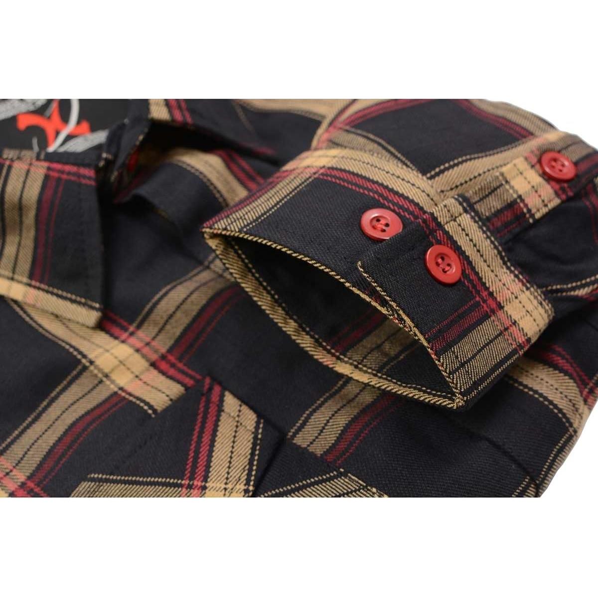 Camisa de Cuadros de Algodón Milwaukee Leather 5X Grande