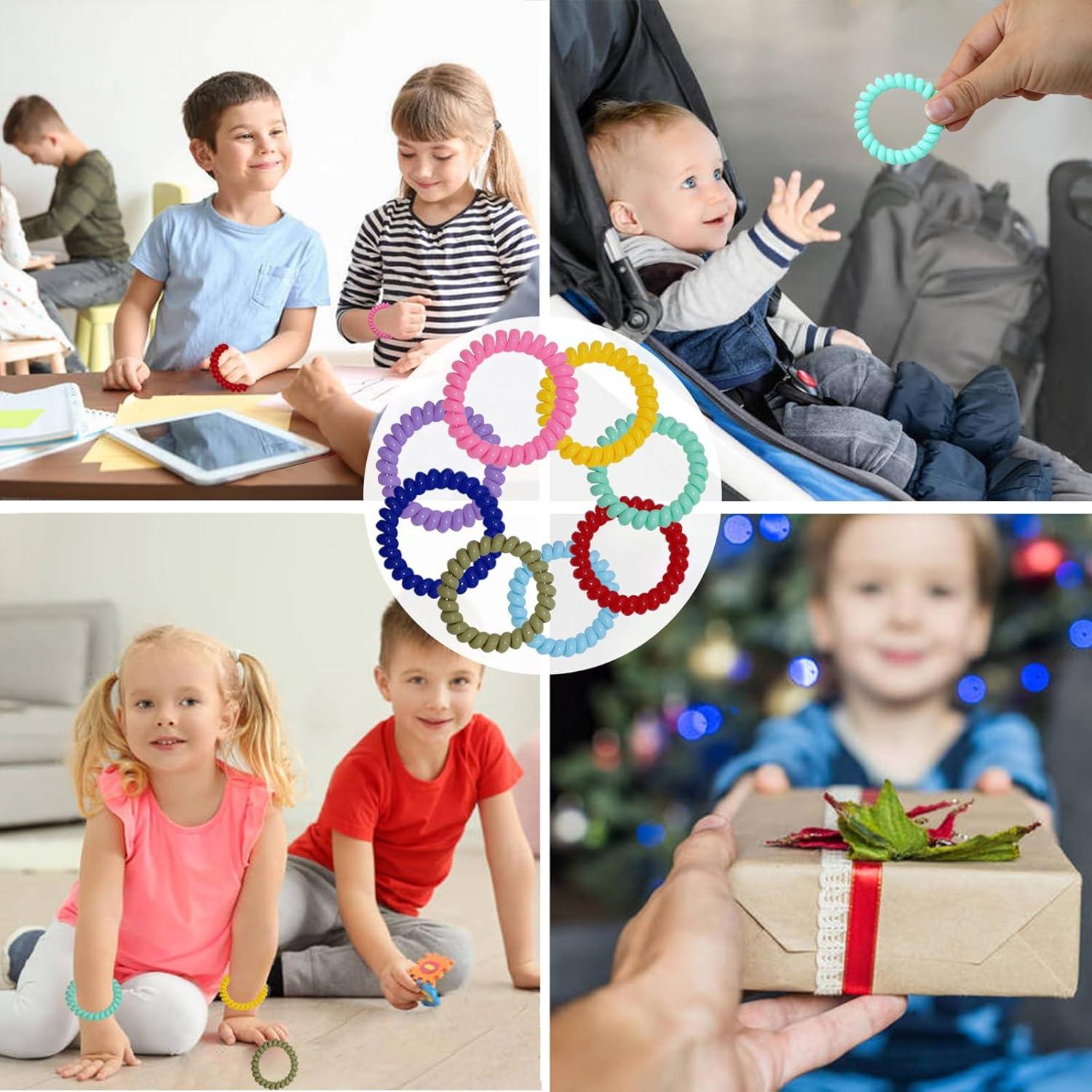 Pulseras Masticables Sensoriales Olugu - Paquete de 8 Unidades