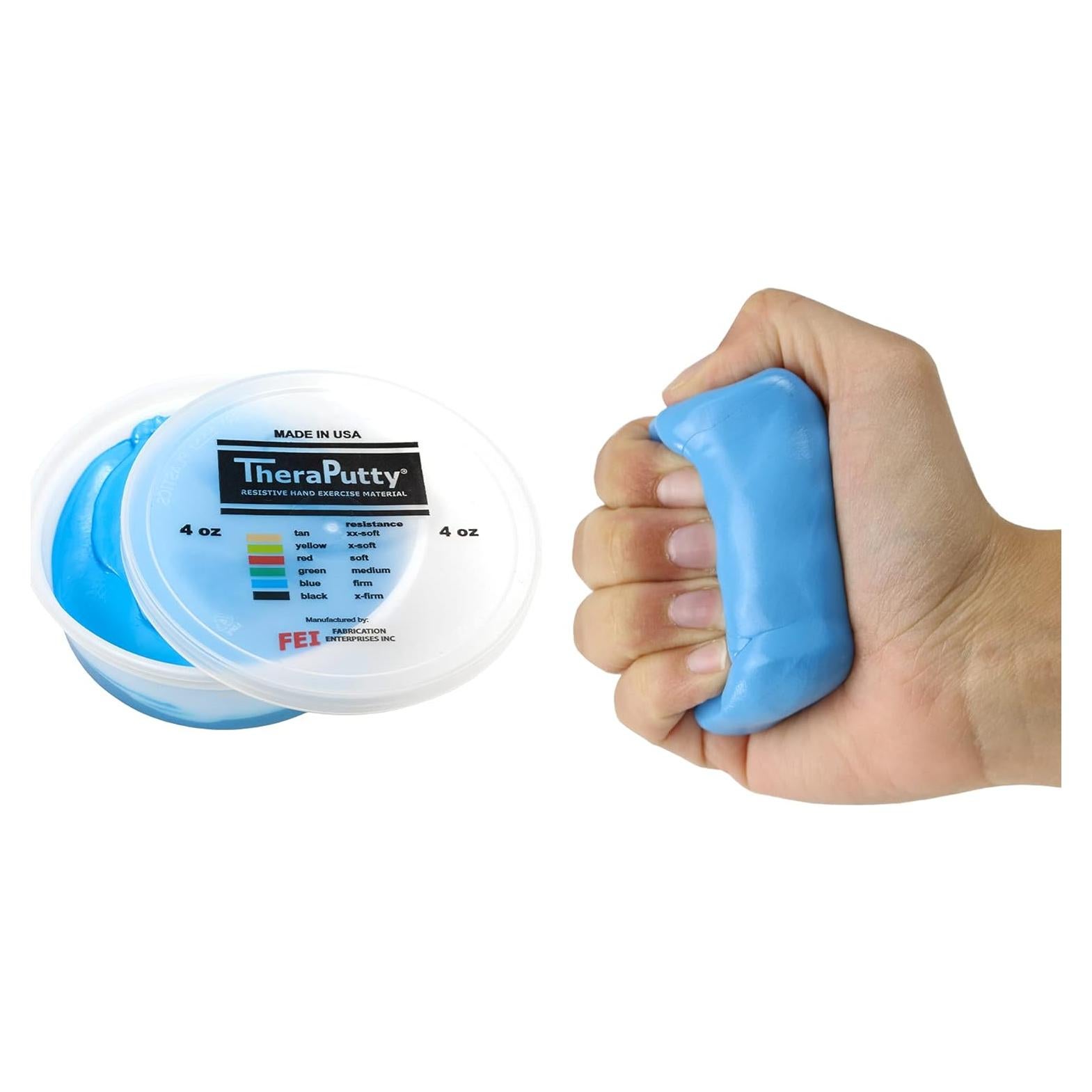 CanDo TheraPutty 113.4g Firme Masilla para Rehabilitación de Mano