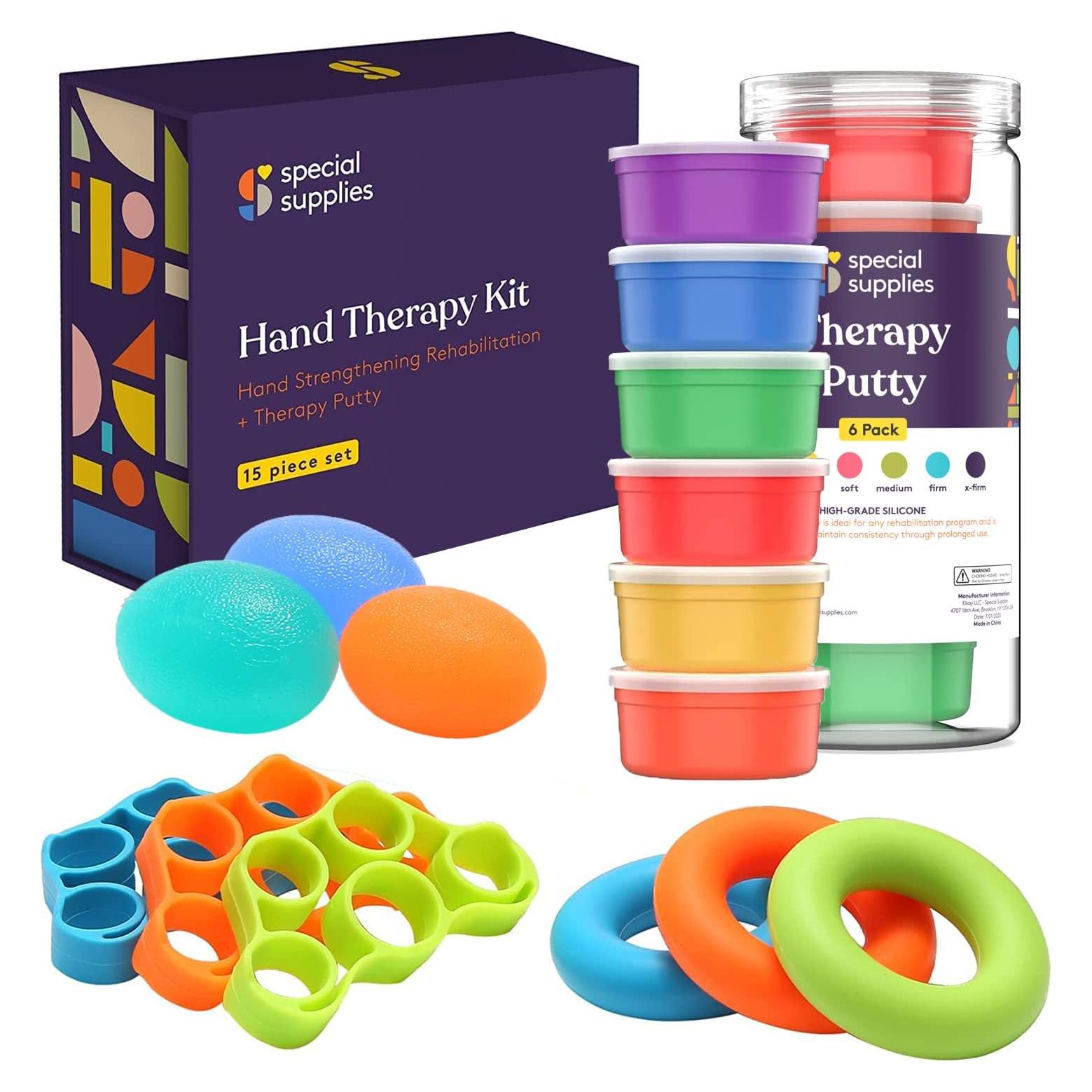 Kit Terapéutico de Putty Suministros Especiales - 6 Piezas