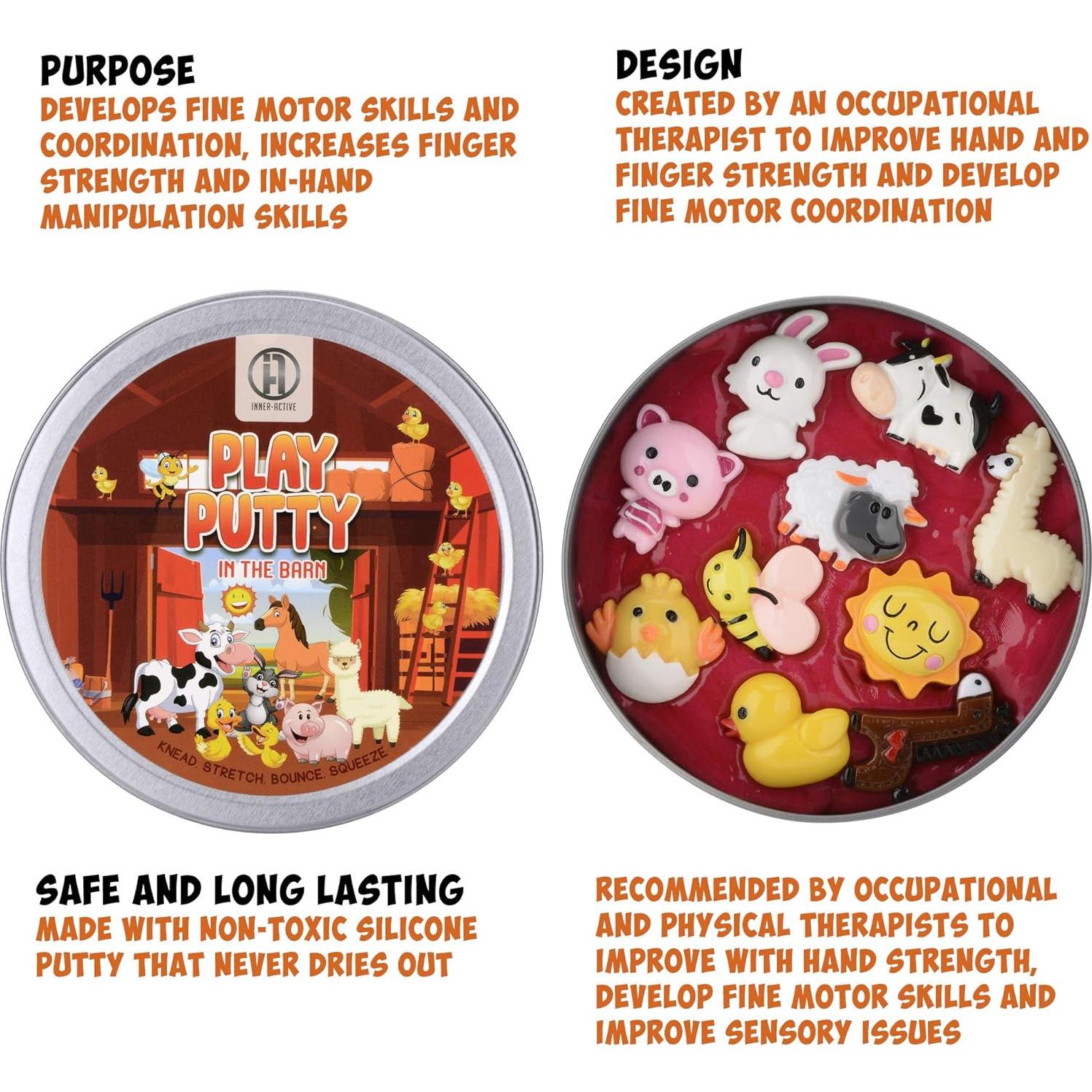 Play Putty Terapia para Niños INNER-ACTIVE 99g con Encantos