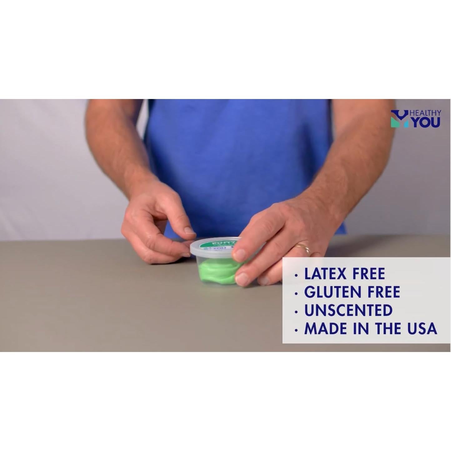 Masilla de Rehabilitación de Mano Healthy You 113.4 g Amarillo