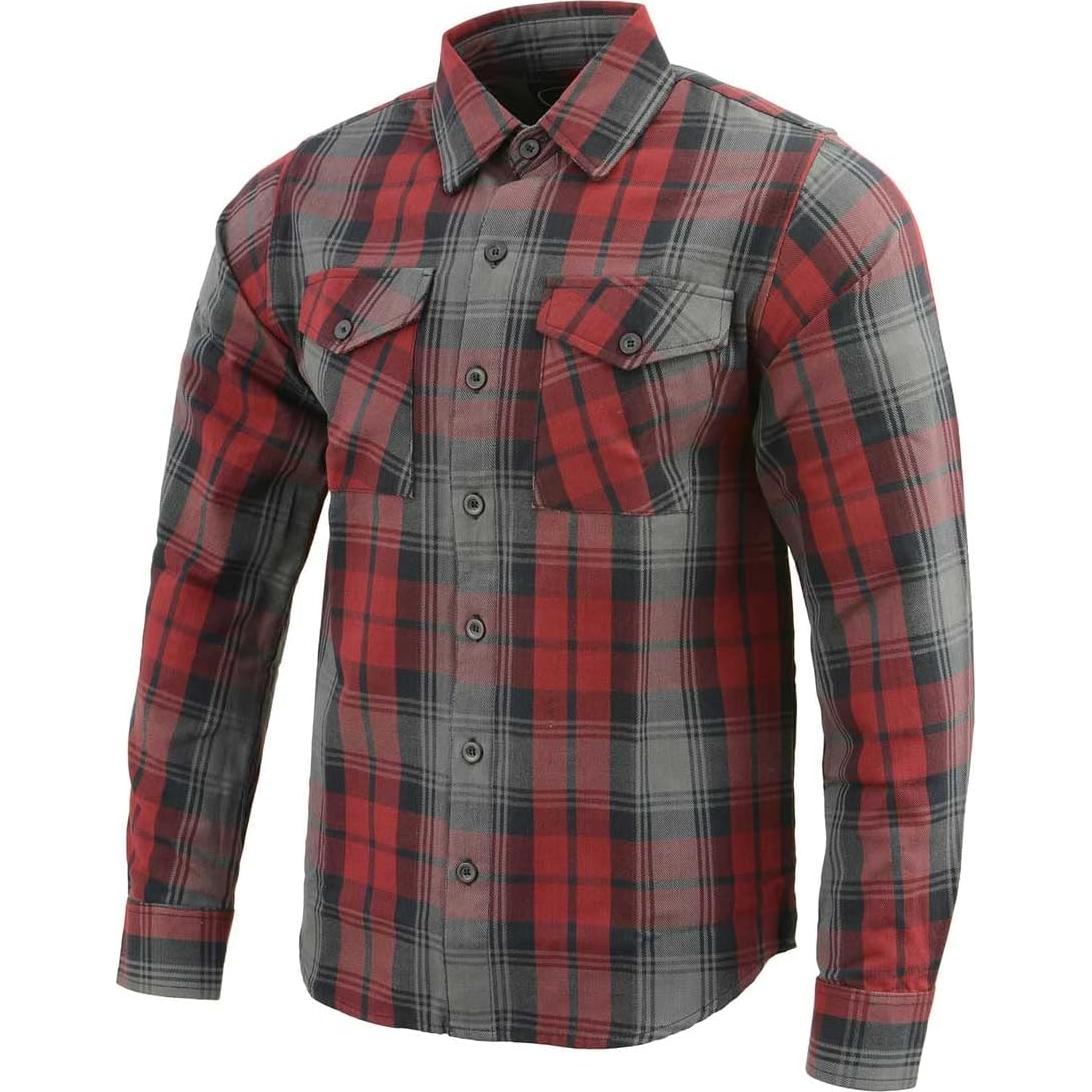 Camisa de Cuadros de Algodón para Hombre Milwaukee 5X Grande