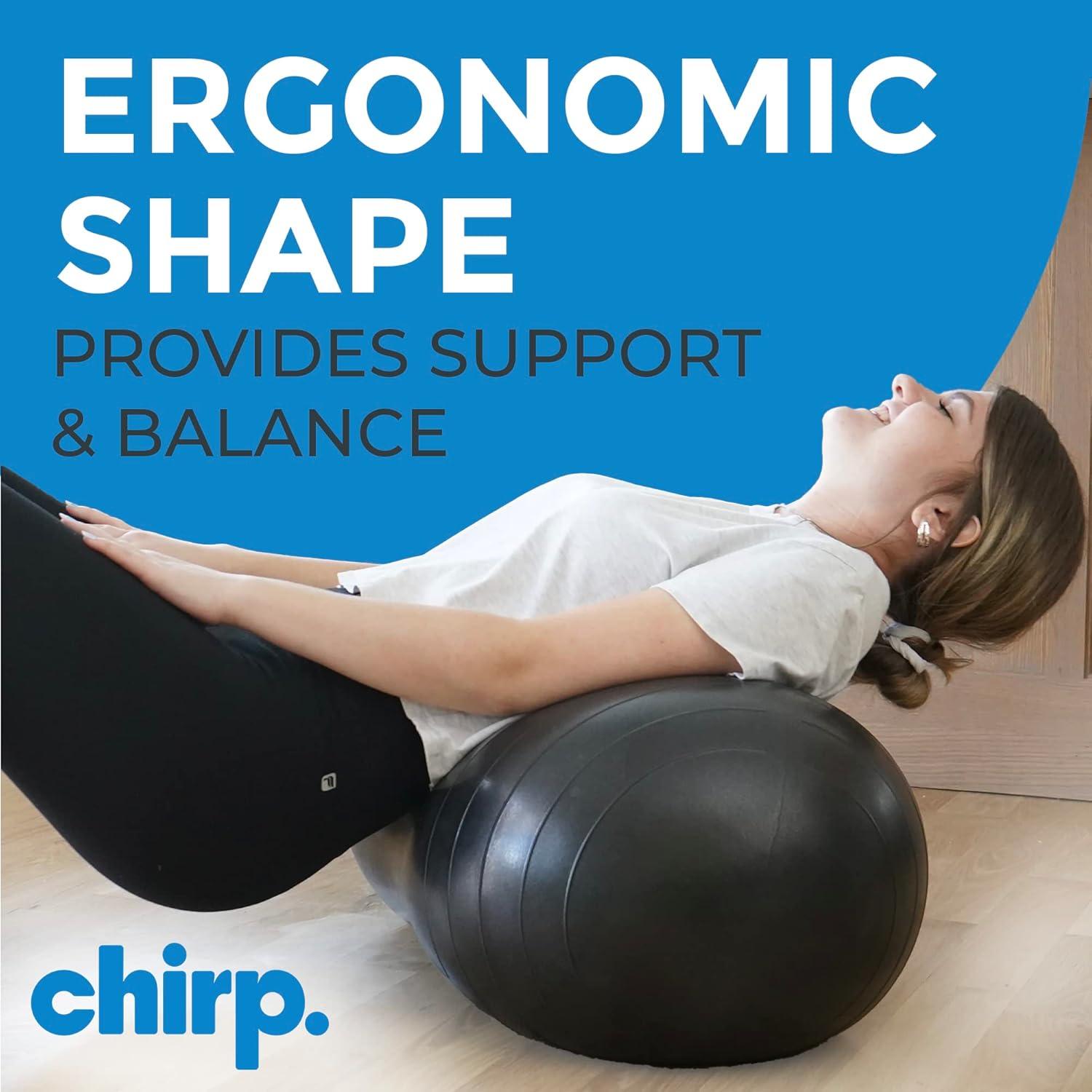 Pelota de Movilidad Chirp Nube Cacahuate 2 Piezas 100x50cm 60x30cm