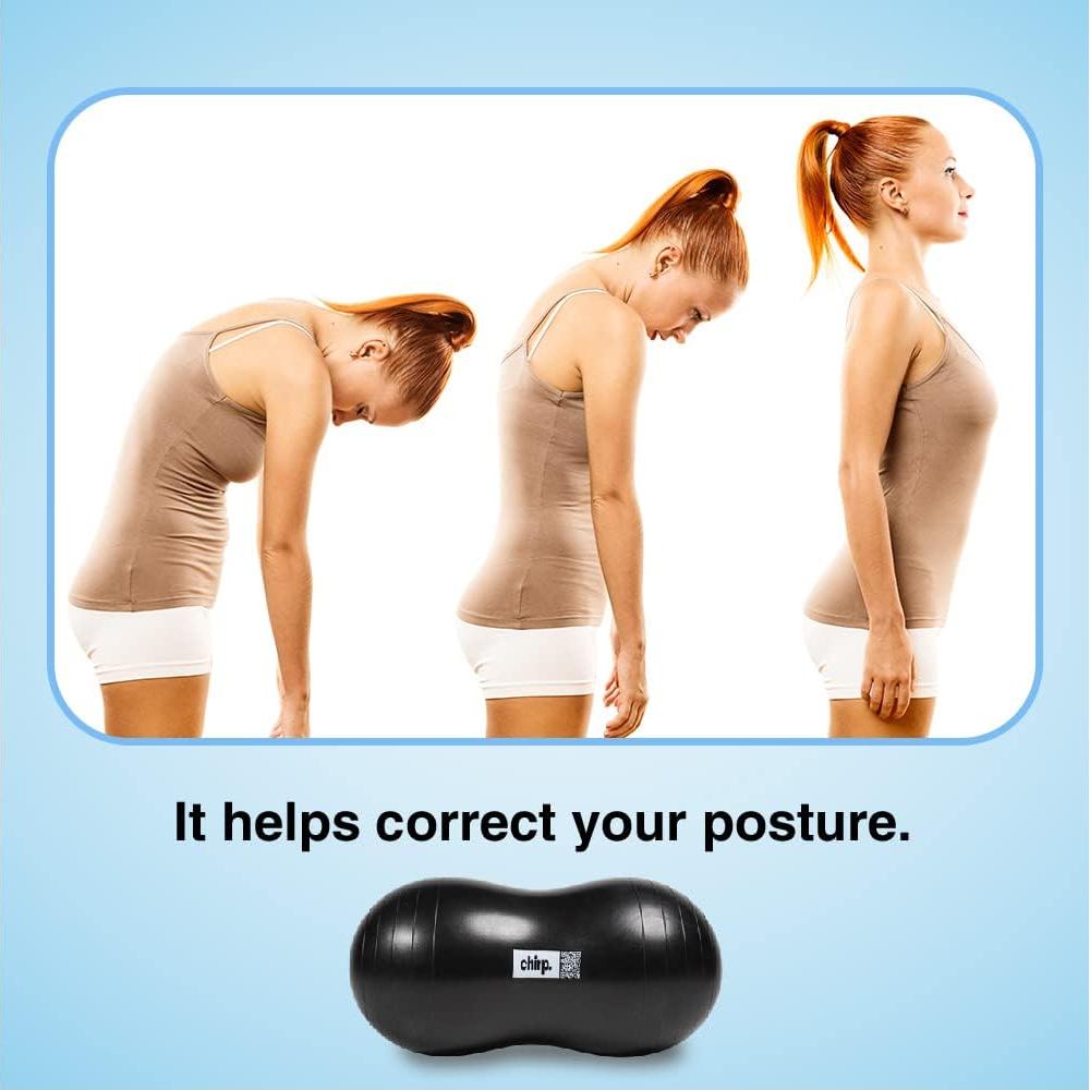 Pelota de Movilidad Chirp Nube Cacahuate 2 Piezas 100x50cm 60x30cm