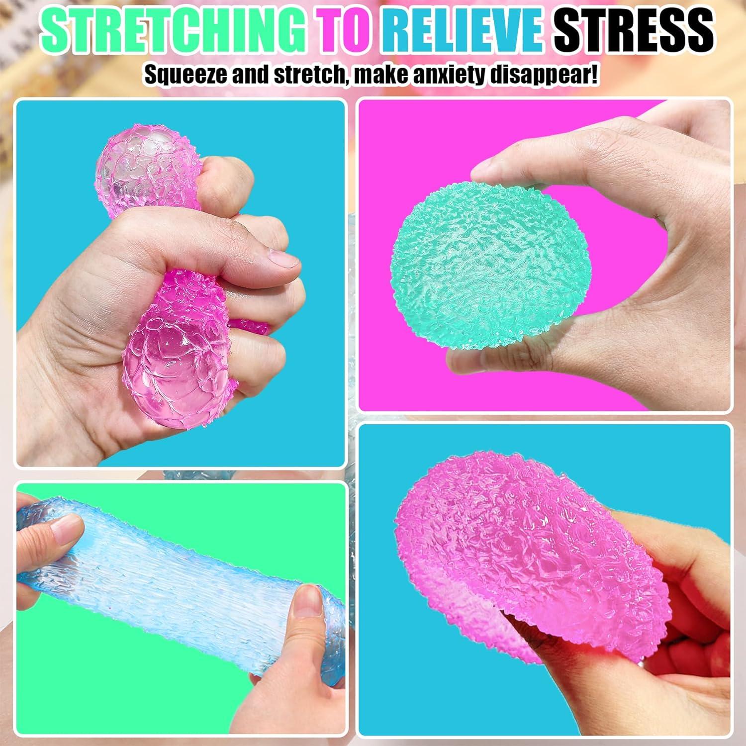 3 Pelotas Antiestrés Grandes XPQKDC - Juguetes Sensitivos 6 cm