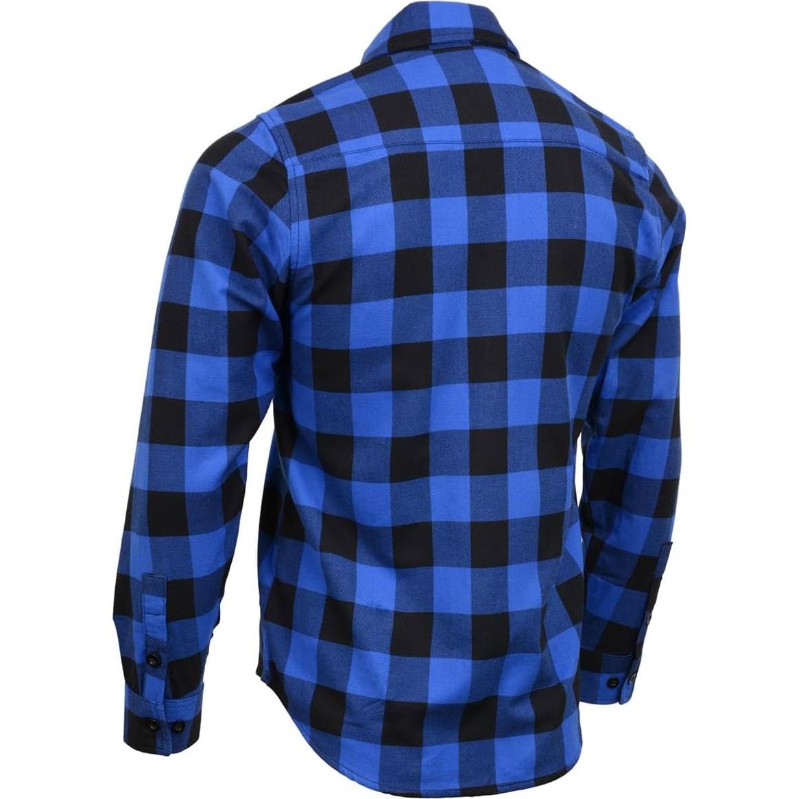 Camisa de Cuadros de Algodón para Hombre Milwaukee 3X Grande