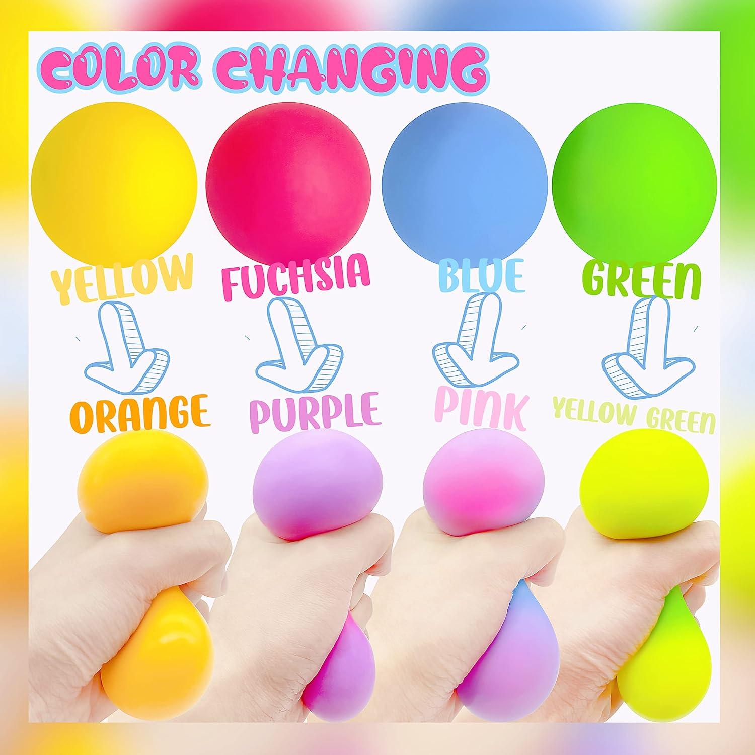 Pelotas Antiestrés Squishy ZTATU - 4 Piezas Coloridas