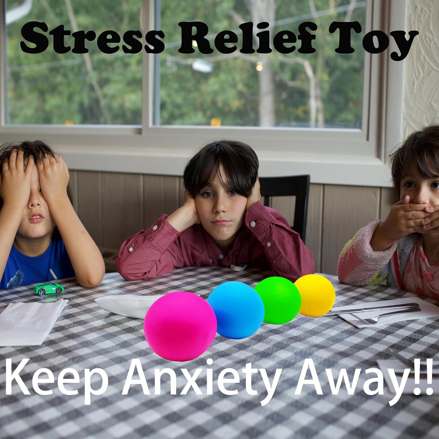 Pelotas Antiestrés Squishy ZTATU - 4 Piezas Coloridas