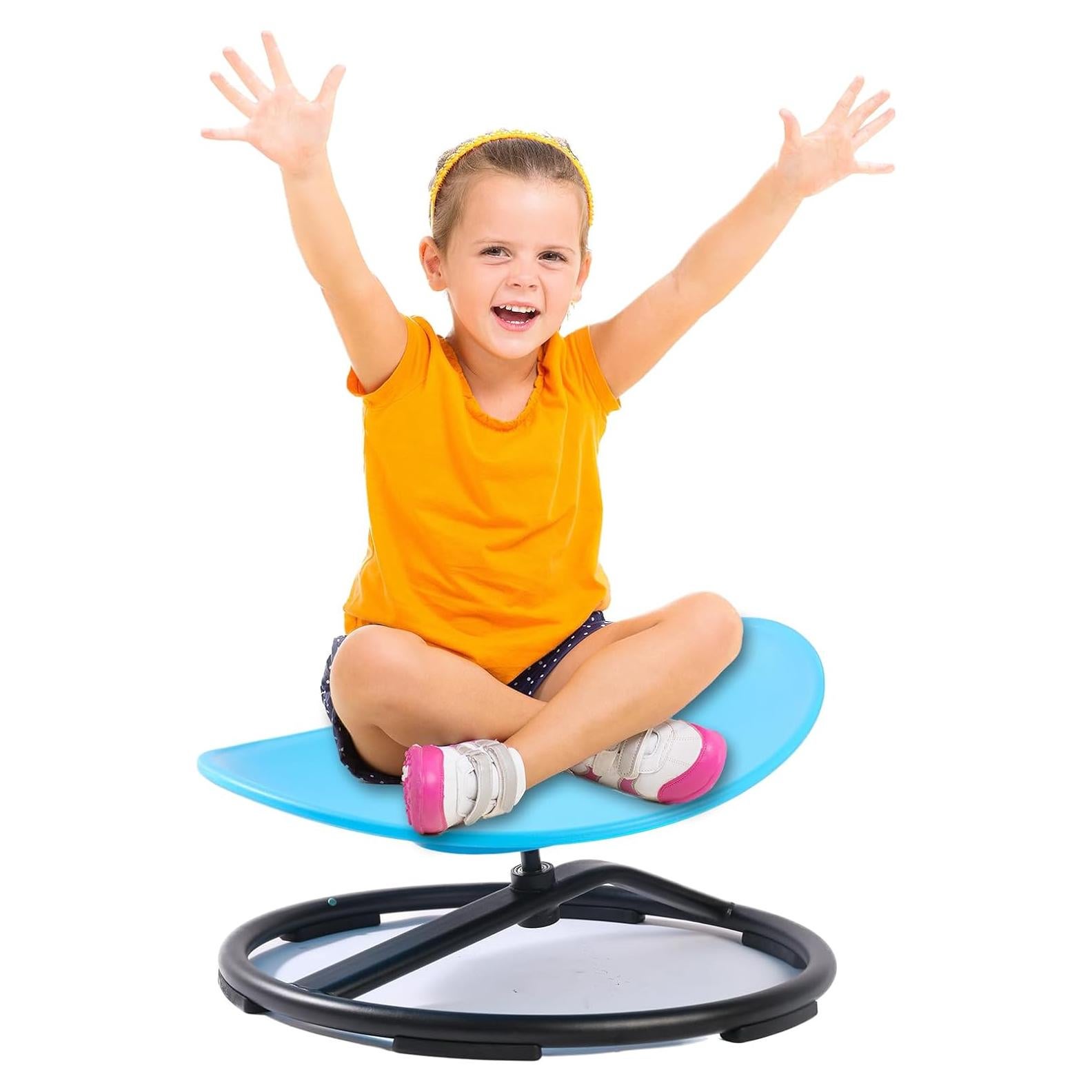 Silla Giratoria Luanka Azul para Niños Autistas 3+