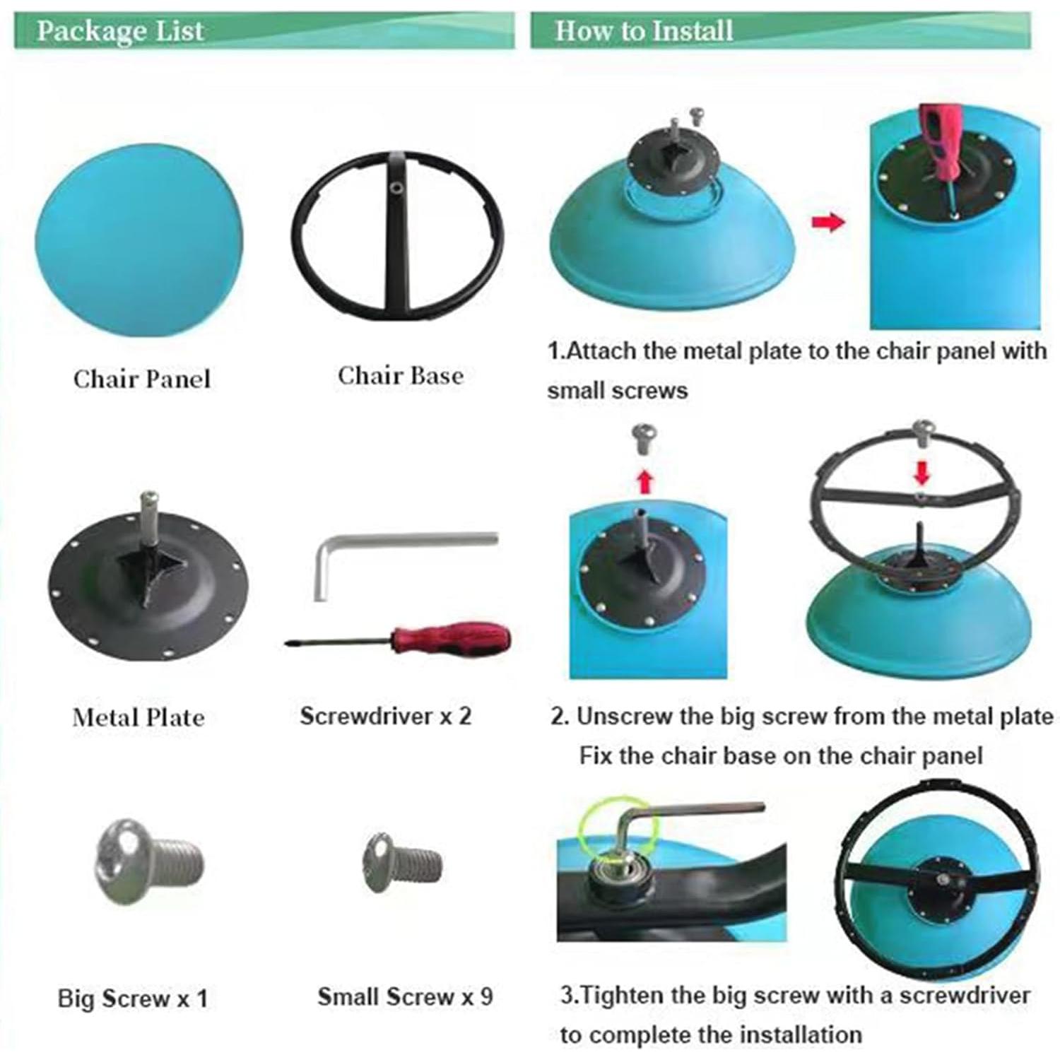 Silla Giratoria Luanka Azul para Niños Autistas 3+