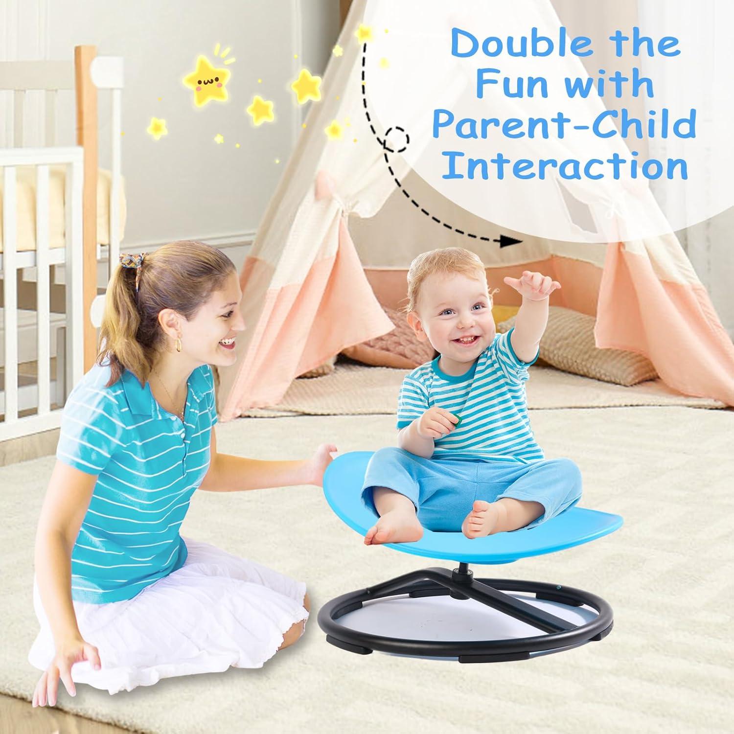 Silla Giratoria Luanka Azul para Niños Autistas 3+