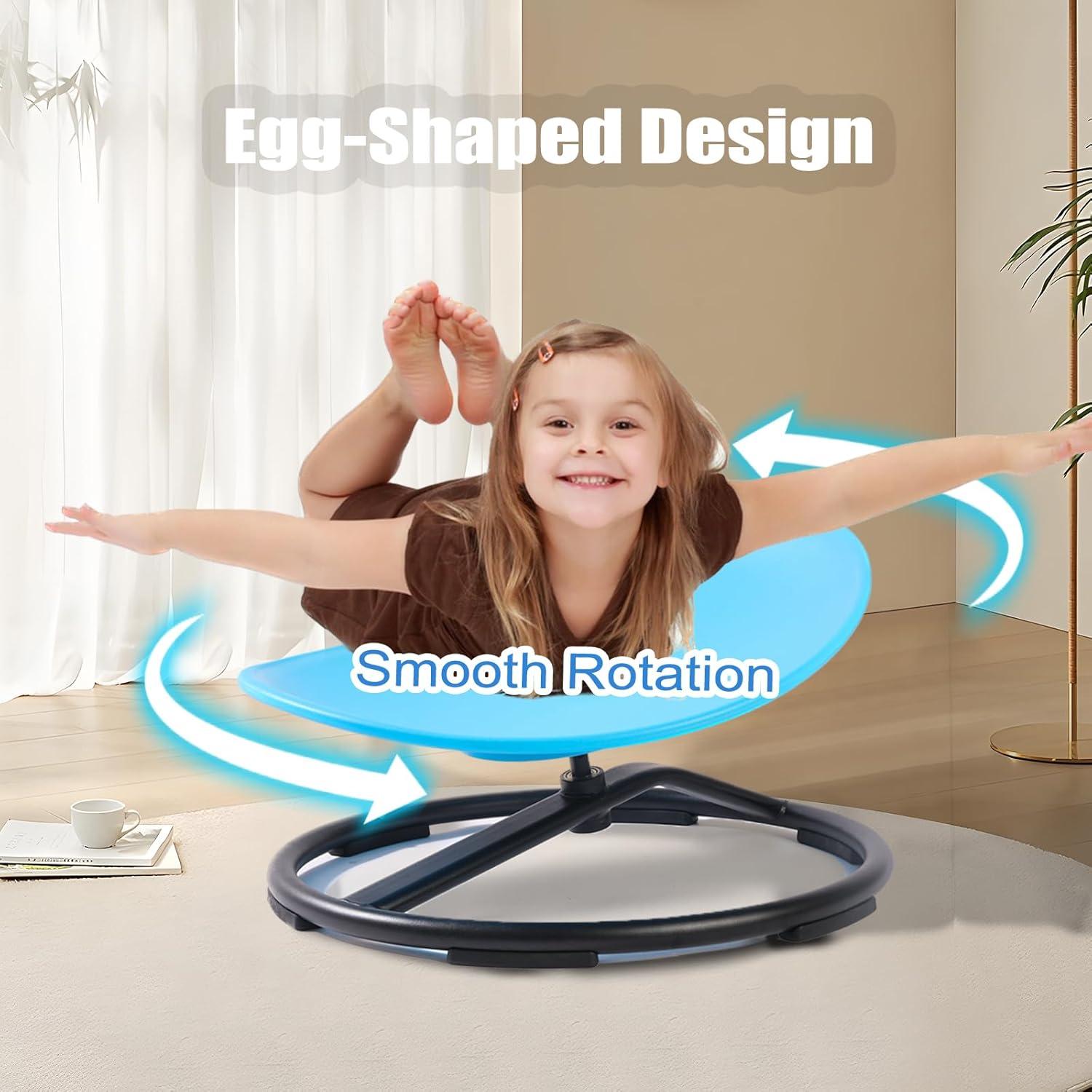 Silla Giratoria Luanka Azul para Niños Autistas 3+