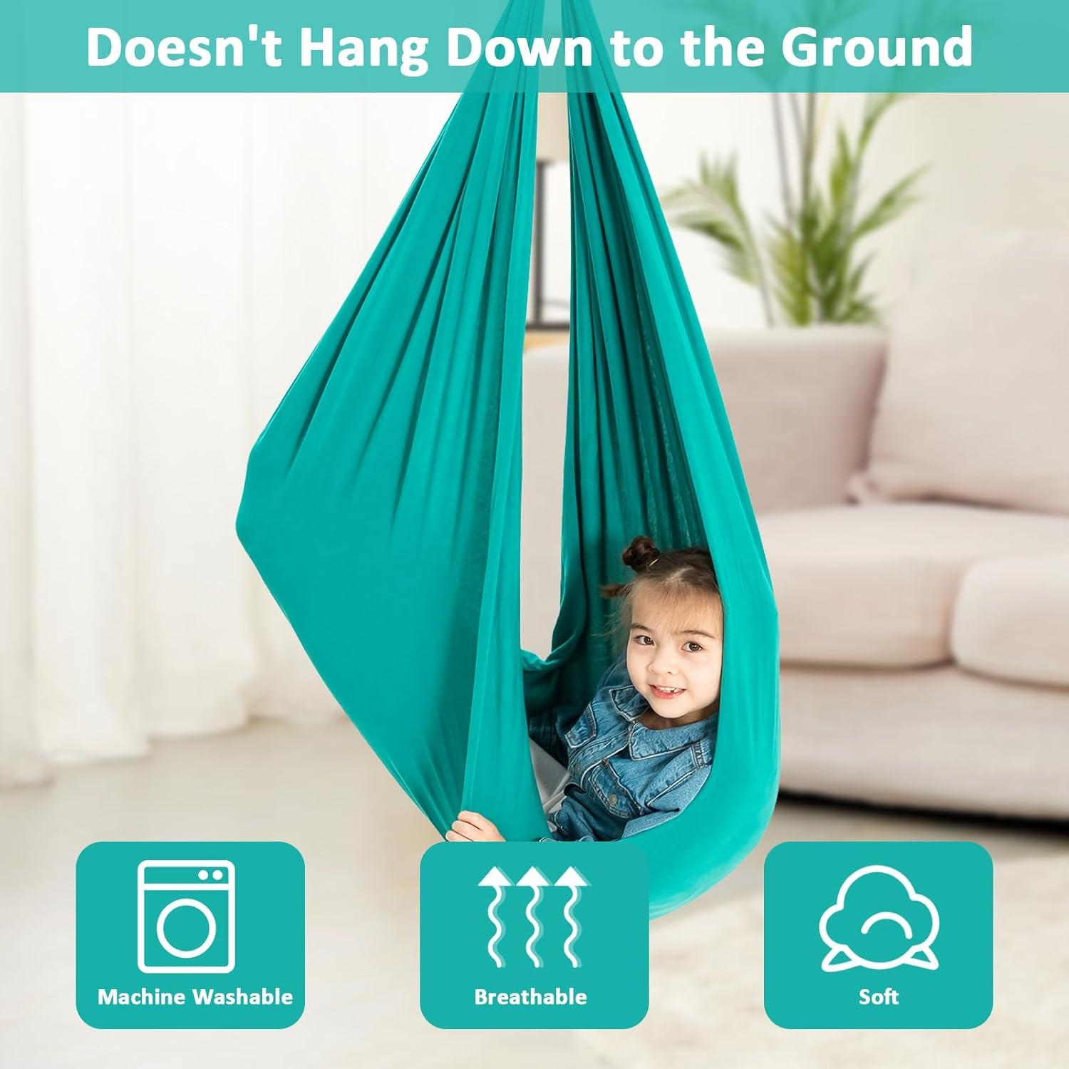 Columpio Sensorial Terapéutico YAERSI Verde 81.5x81.5cm