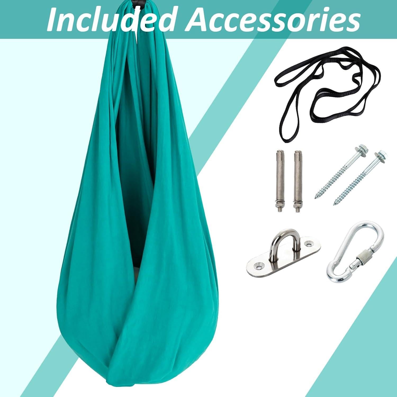 Columpio Sensorial Terapéutico YAERSI Verde 81.5x81.5cm