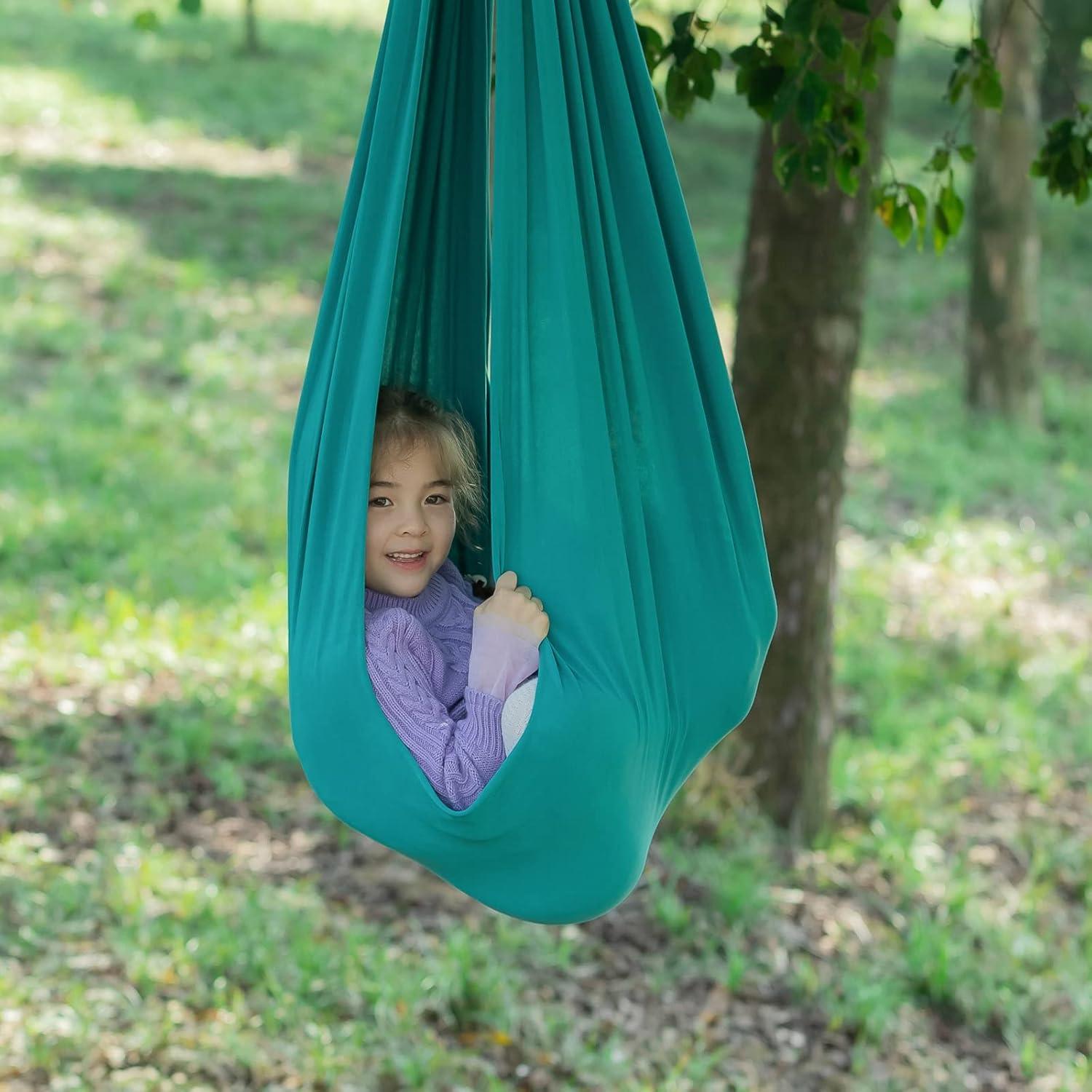 Columpio Sensorial Terapéutico YAERSI Verde 81.5x81.5cm