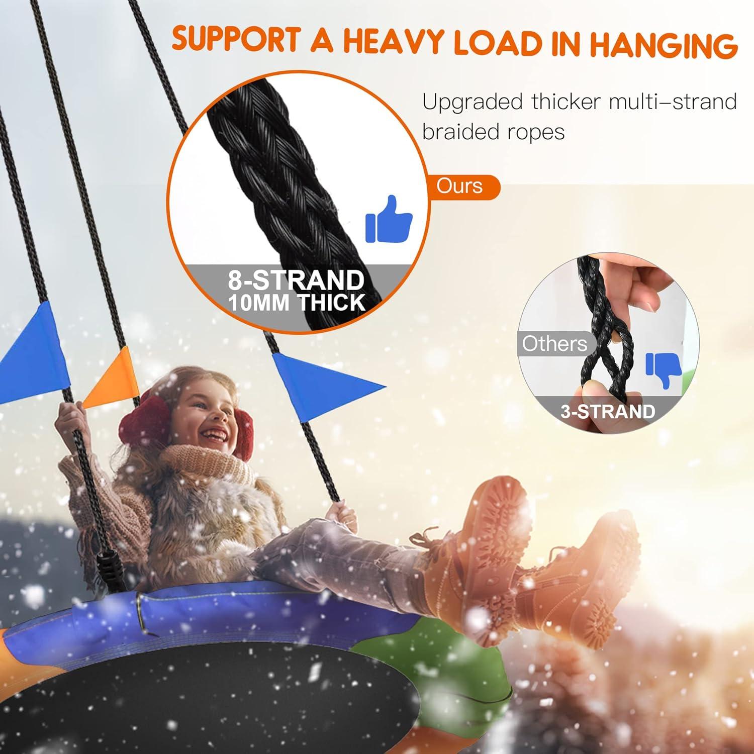 Columpio de Árbol PACEARTH 101.6 cm Multicolor 408 kg