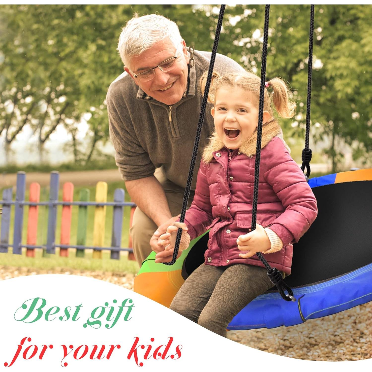 Columpio de Árbol PACEARTH 101.6 cm Multicolor 408 kg