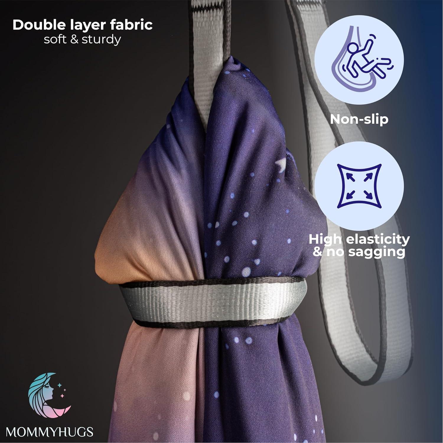 Columpio Sensorial Rebotante Mommyhugs 124cm x 203cm Azul