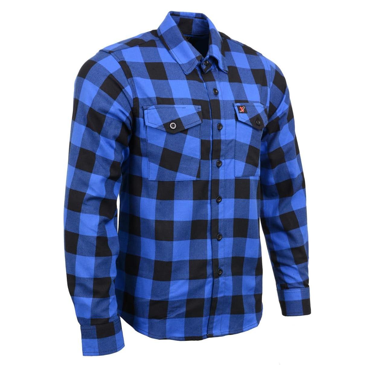 Camisa de Cuadros de Algodón Milwaukee Leather 4X Grande