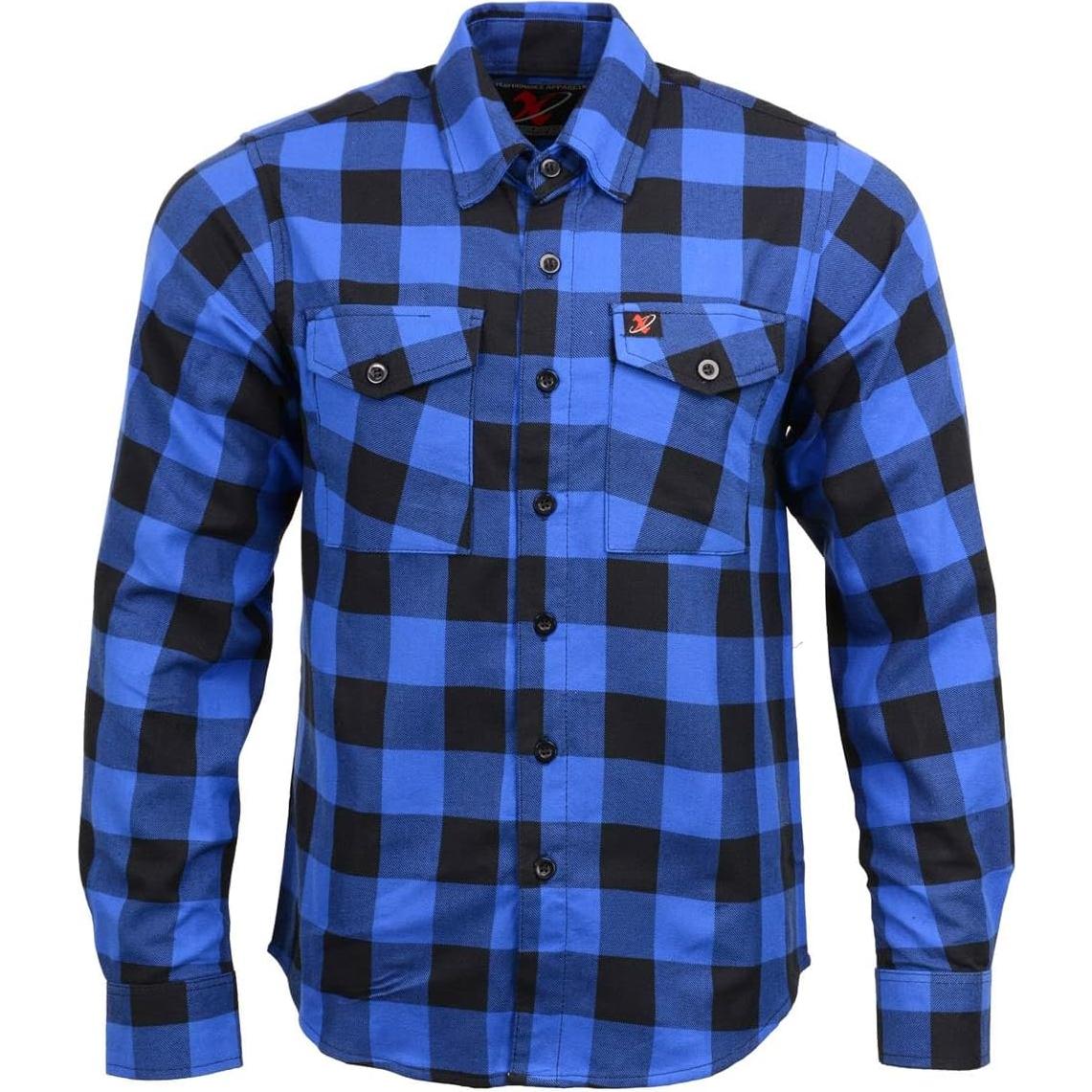 Camisa de Cuadros de Algodón Milwaukee Leather 4X Grande