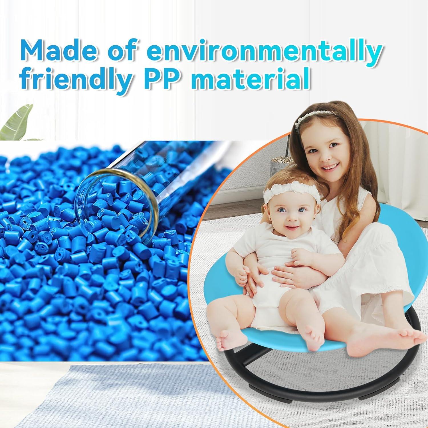 Silla Giratoria Sensorial ITEFDTUTNE Azul para Niños