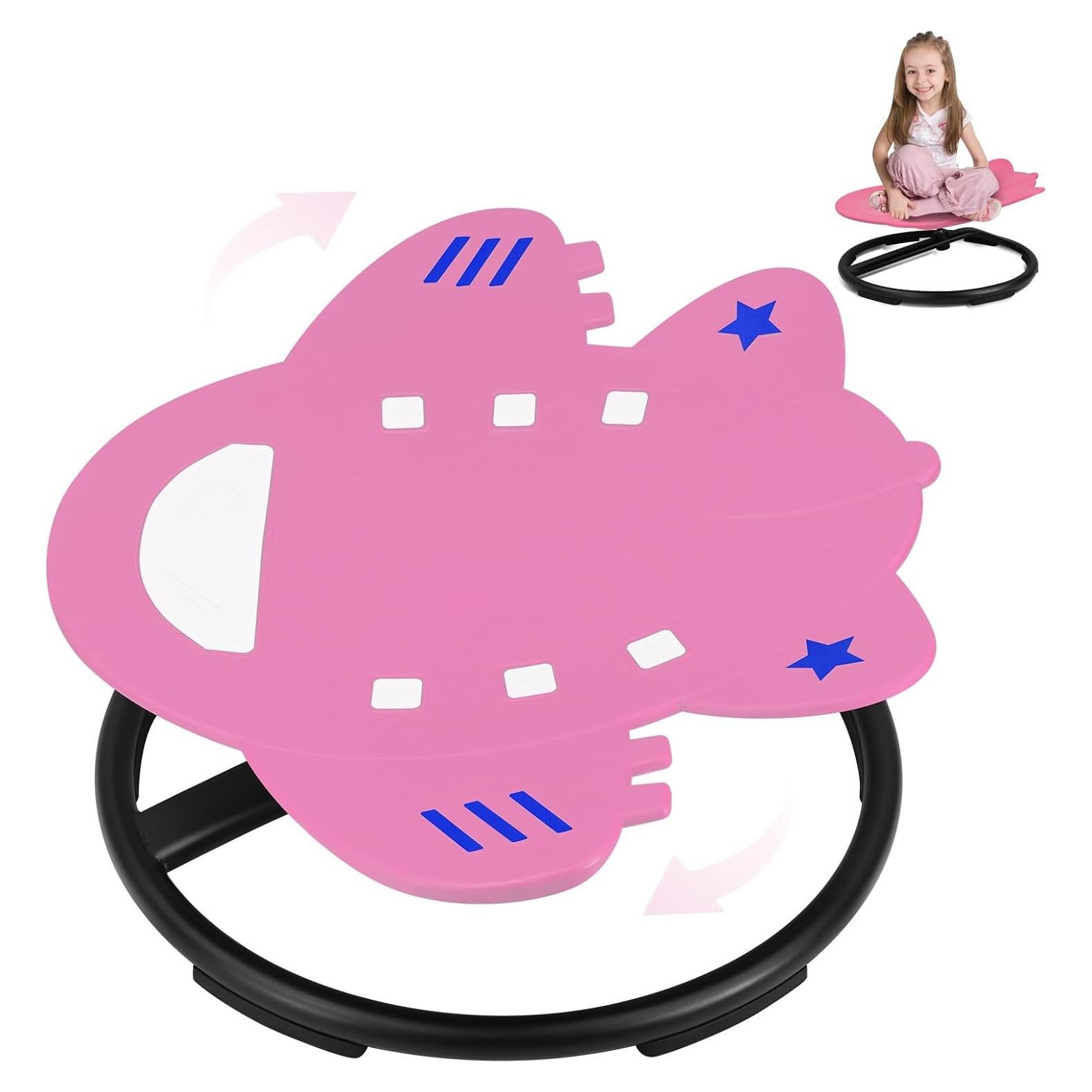 Silla Giratoria Sensorial Bghdas para Niños 360° Rosa