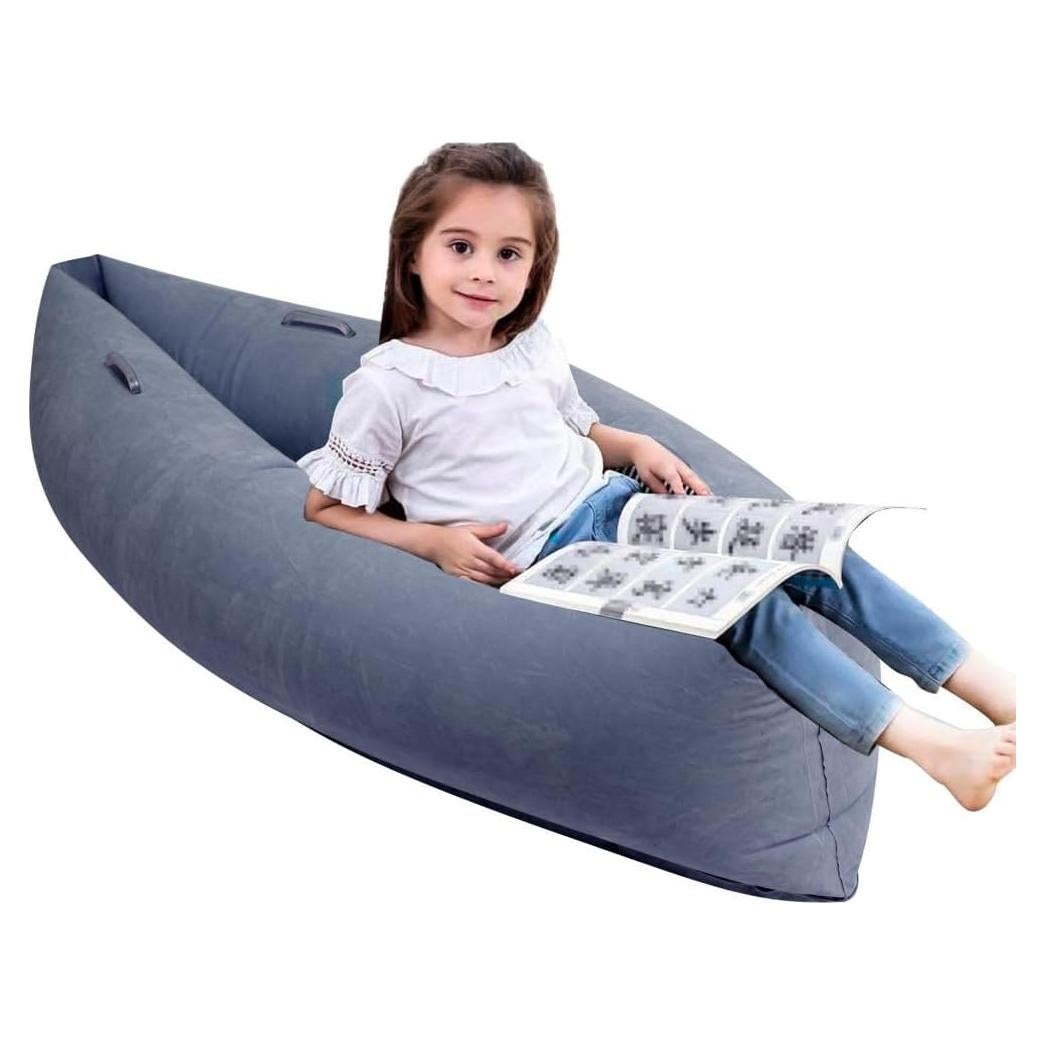 Silla Sensorial Inflable King Mills para Niños con Autismo - Marino