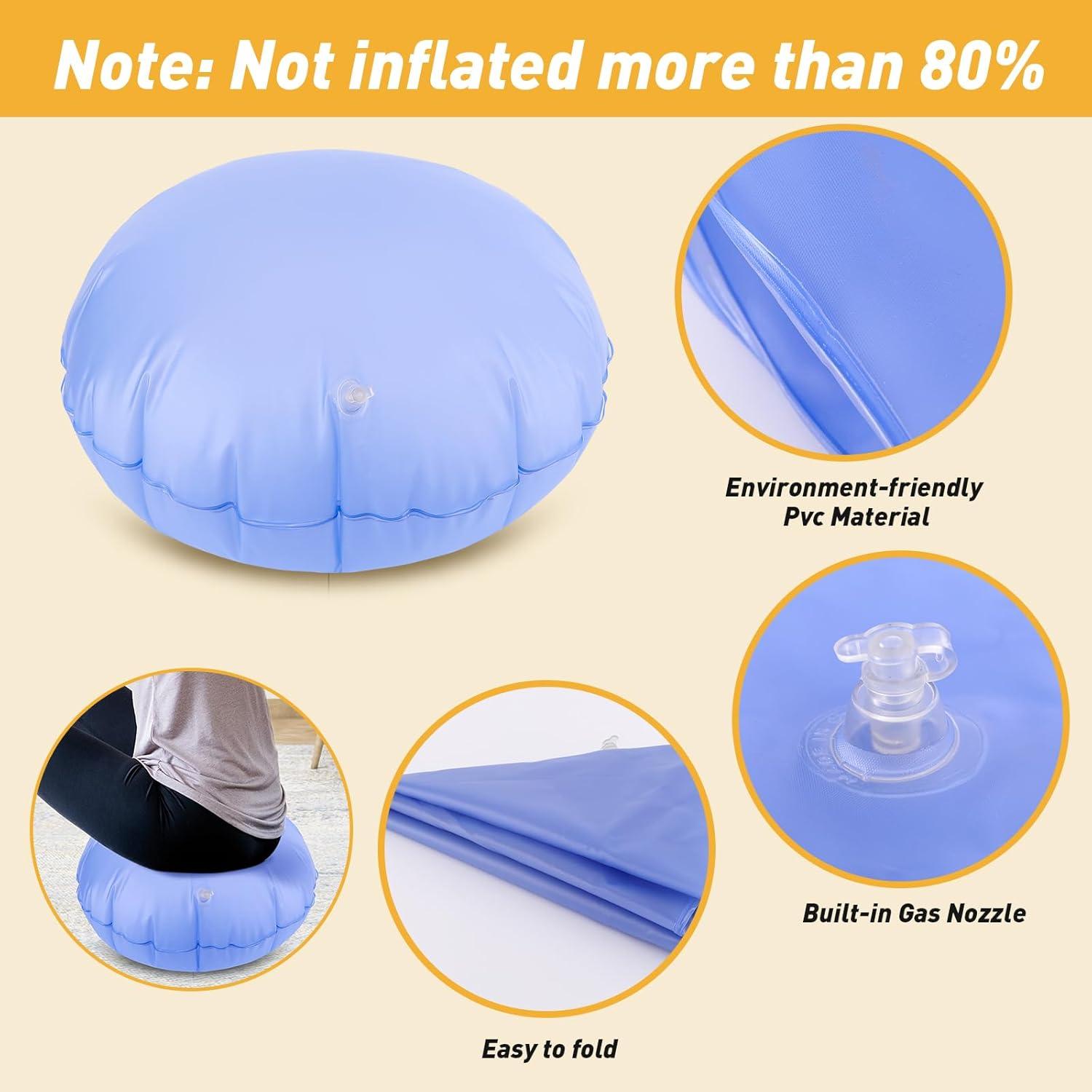 Silla Colgante para Niños YAERSI con Cojín Inflable - Mariquita