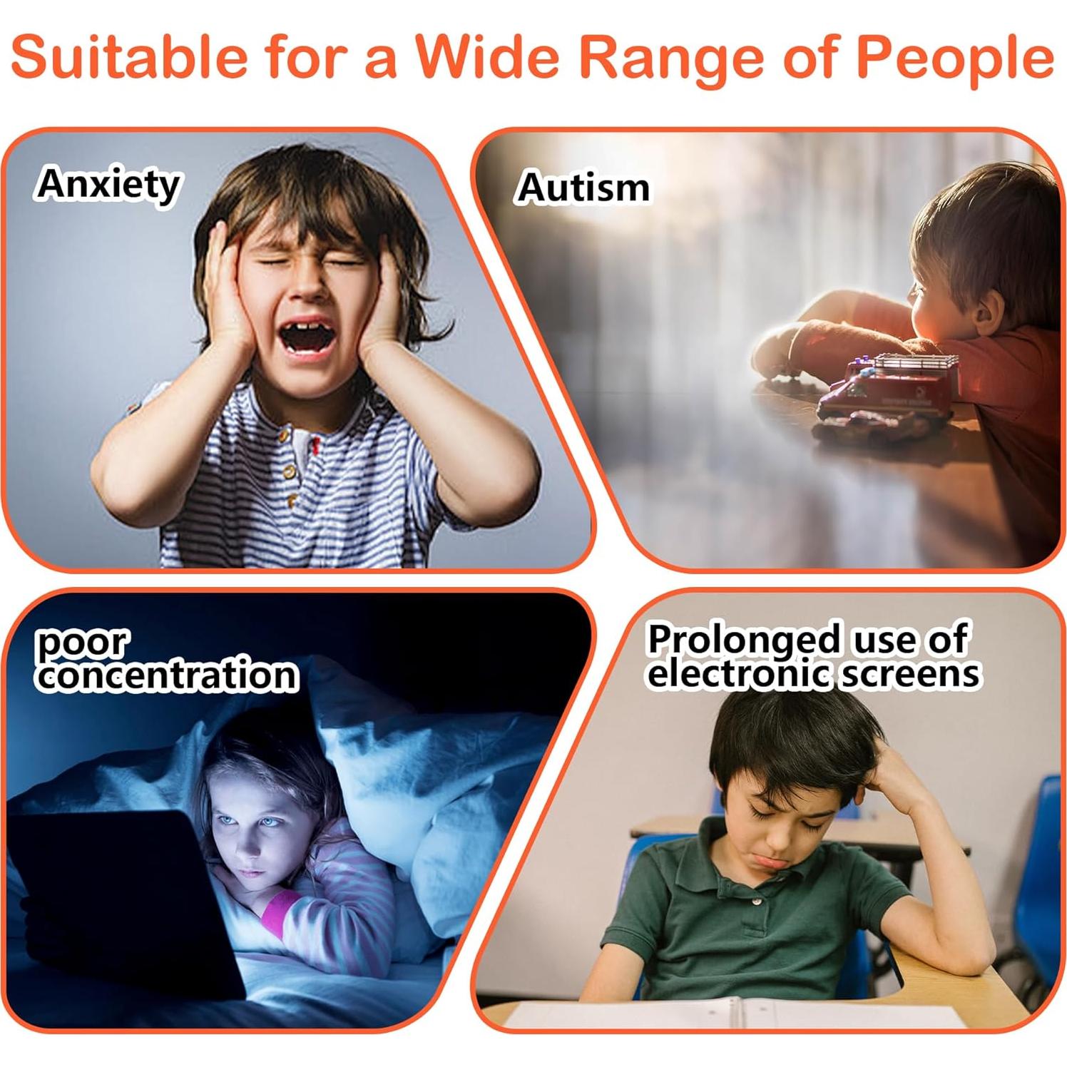 Silla Giratoria Sensorial Domaxarts Azul para Niños 3+