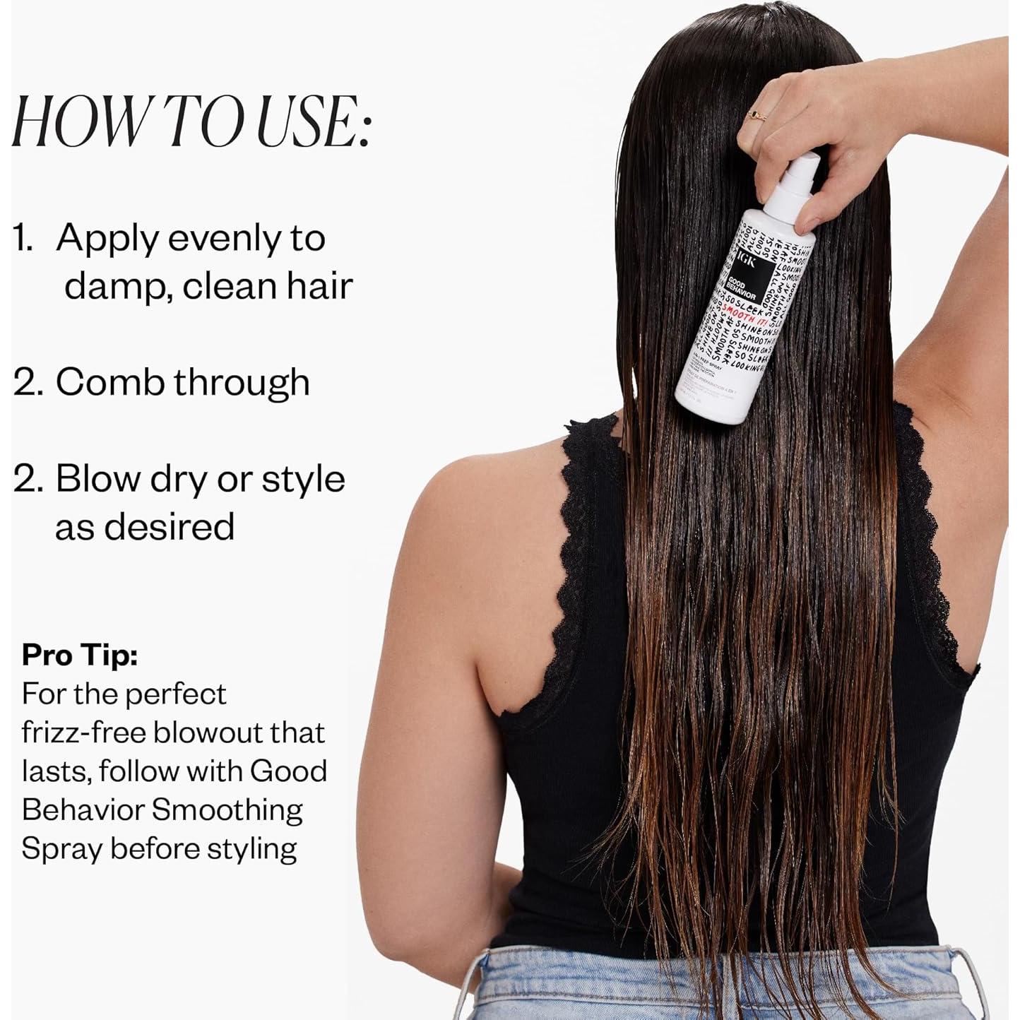 Spray Preparador 4-en-1 IGK Buen Comportamiento 208g