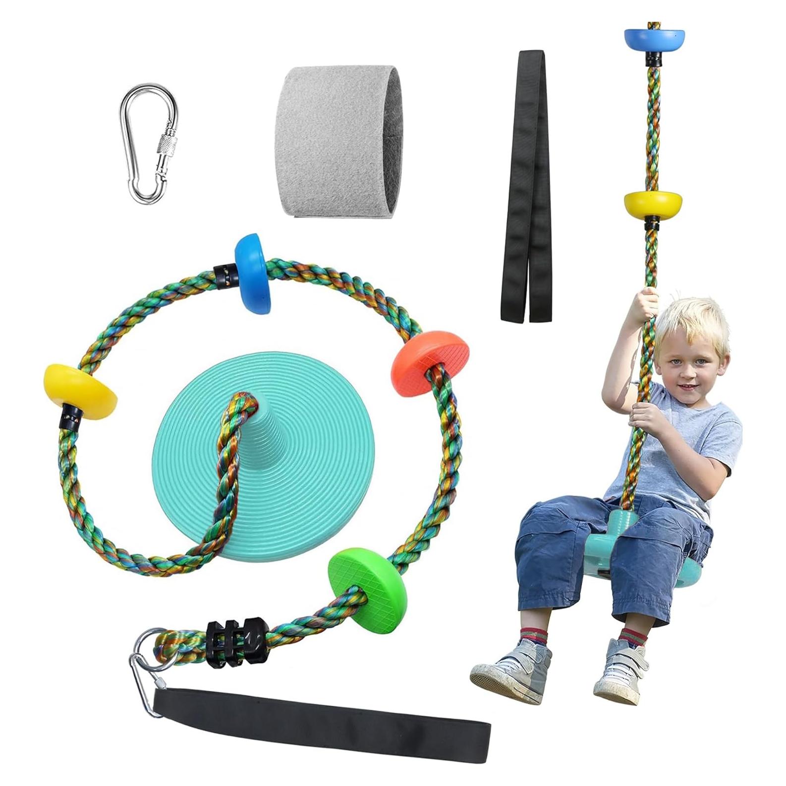 Columpio de disco Fentin para niños 30.48 cm Cian