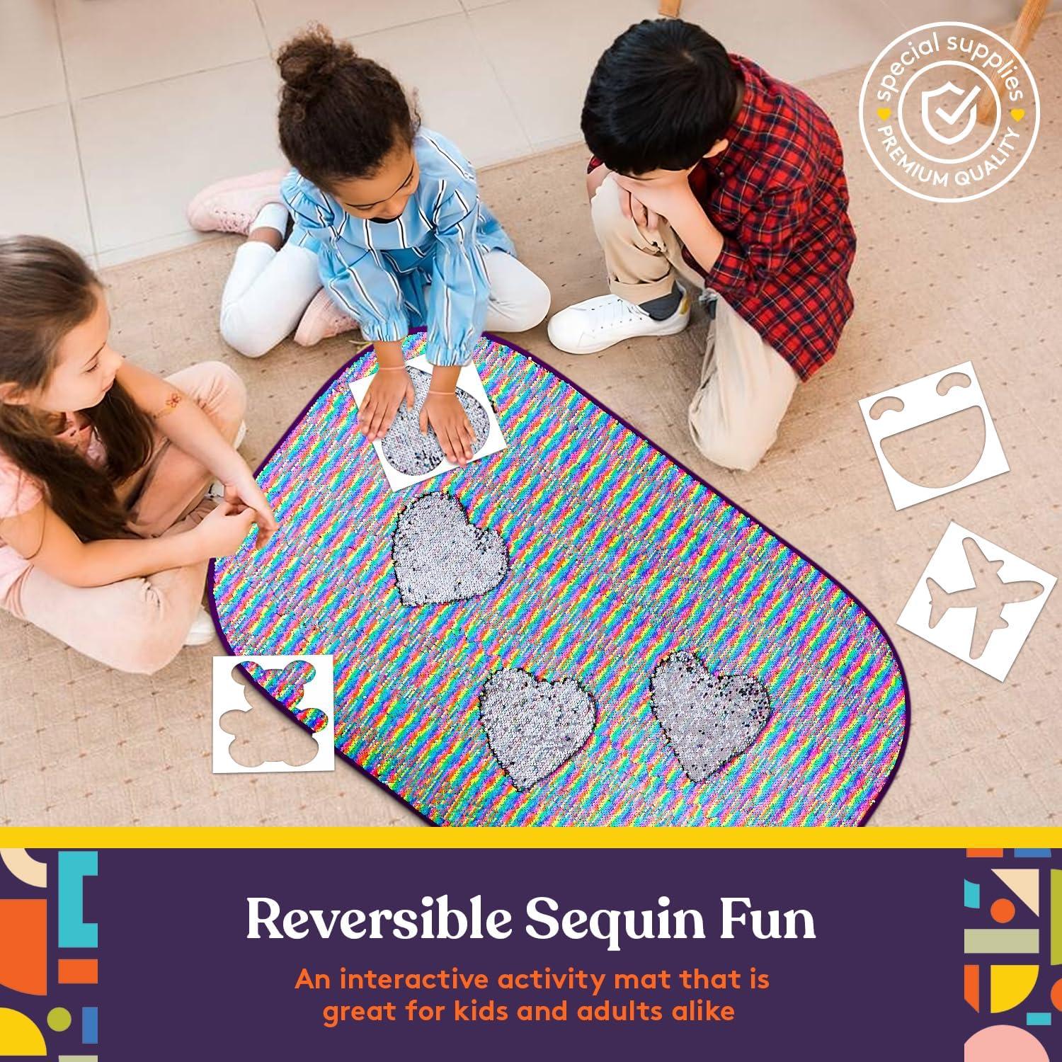 Pared Sensorial de Tela con Lentejuelas Suministros Especiales 99x66cm