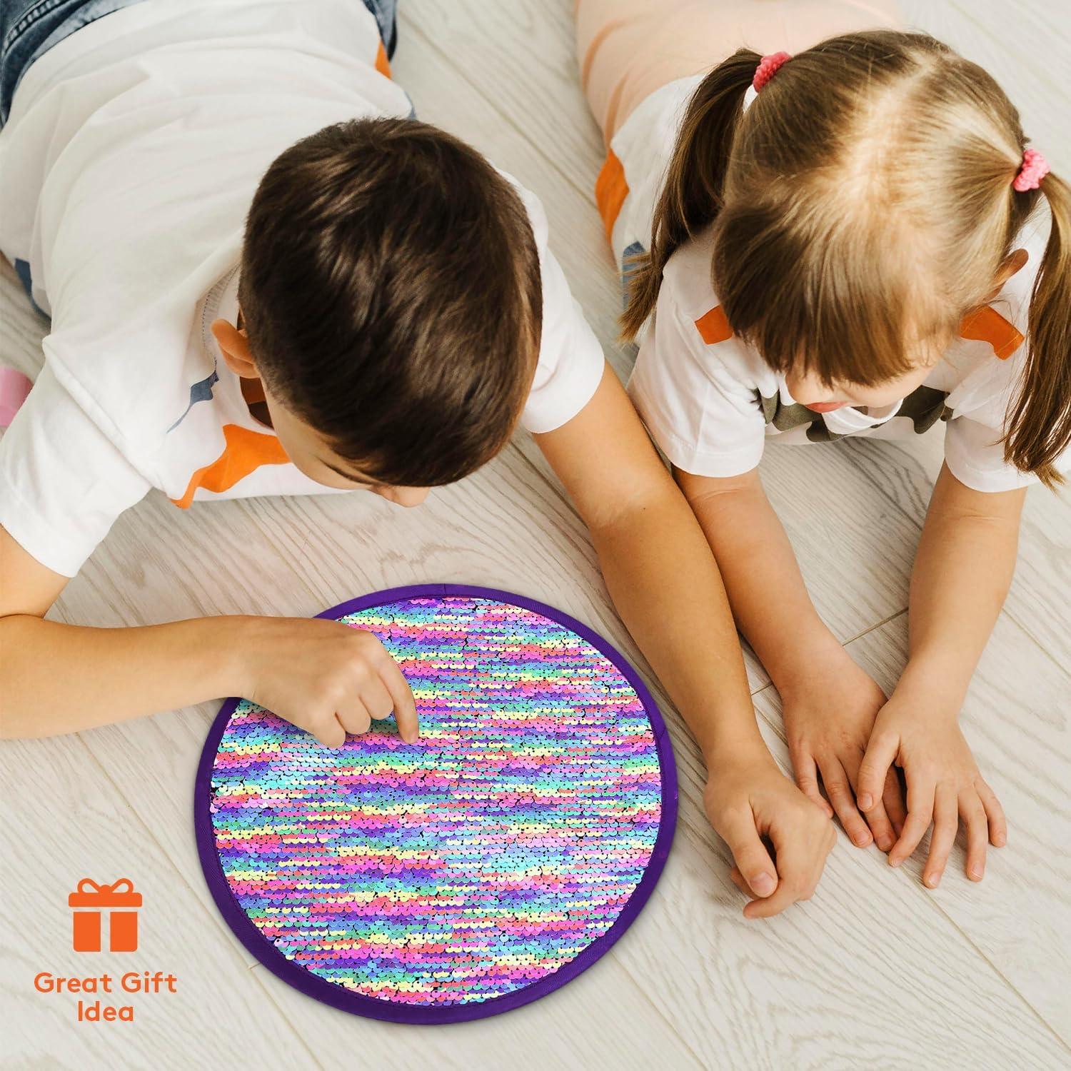 Pared Sensorial de Tela con Lentejuelas Suministros Especiales 99x66cm