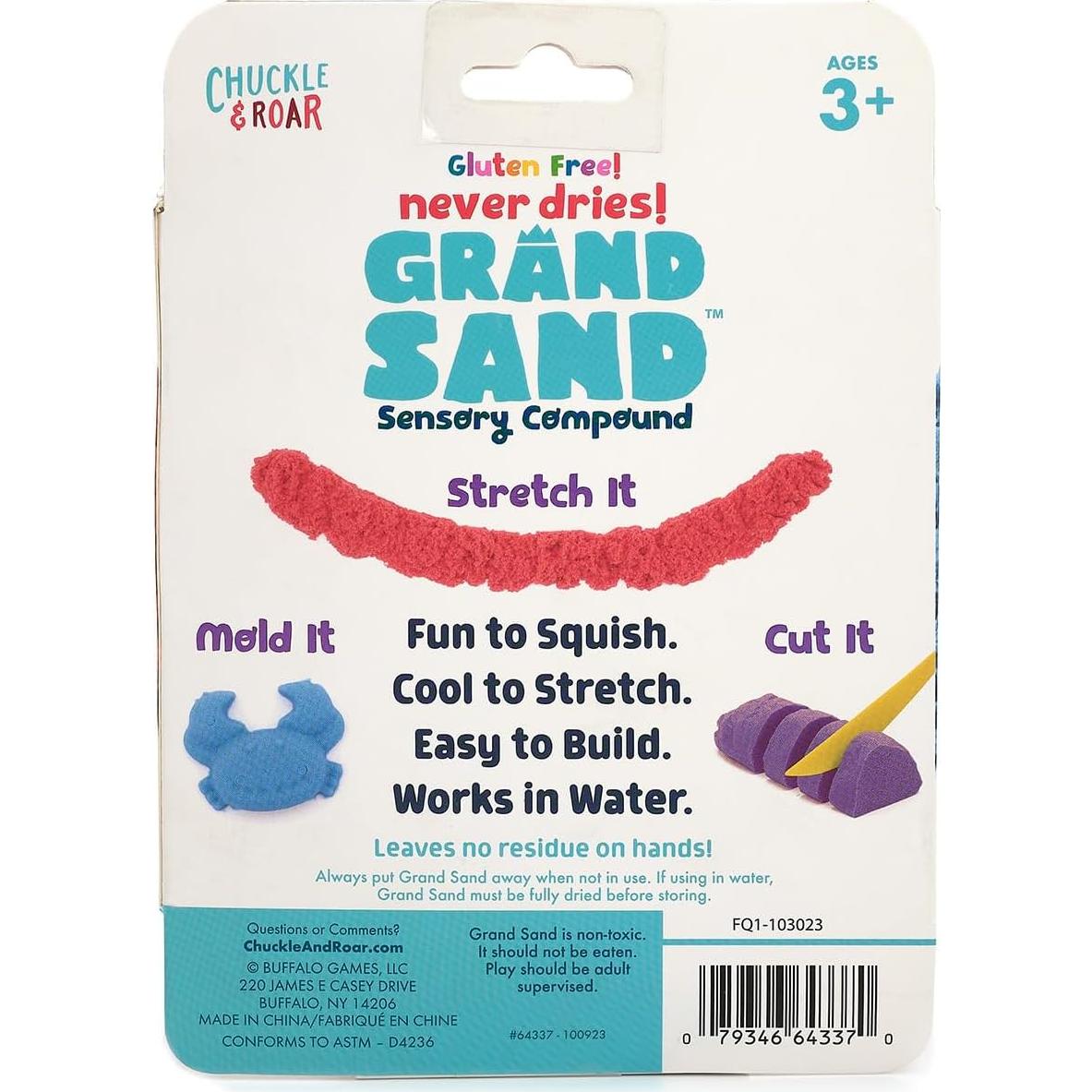 Kit de Arena Sensory Grand Sand 3 Pack Chuckle y Roar