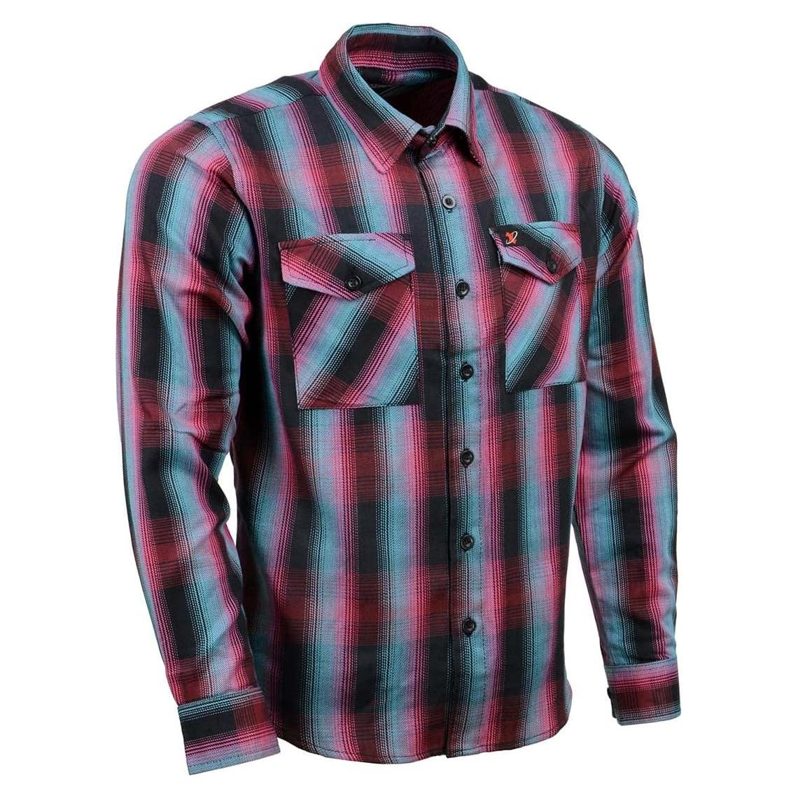 Camisa de Cuadros de Algodón Milwaukee Leather Manga Larga