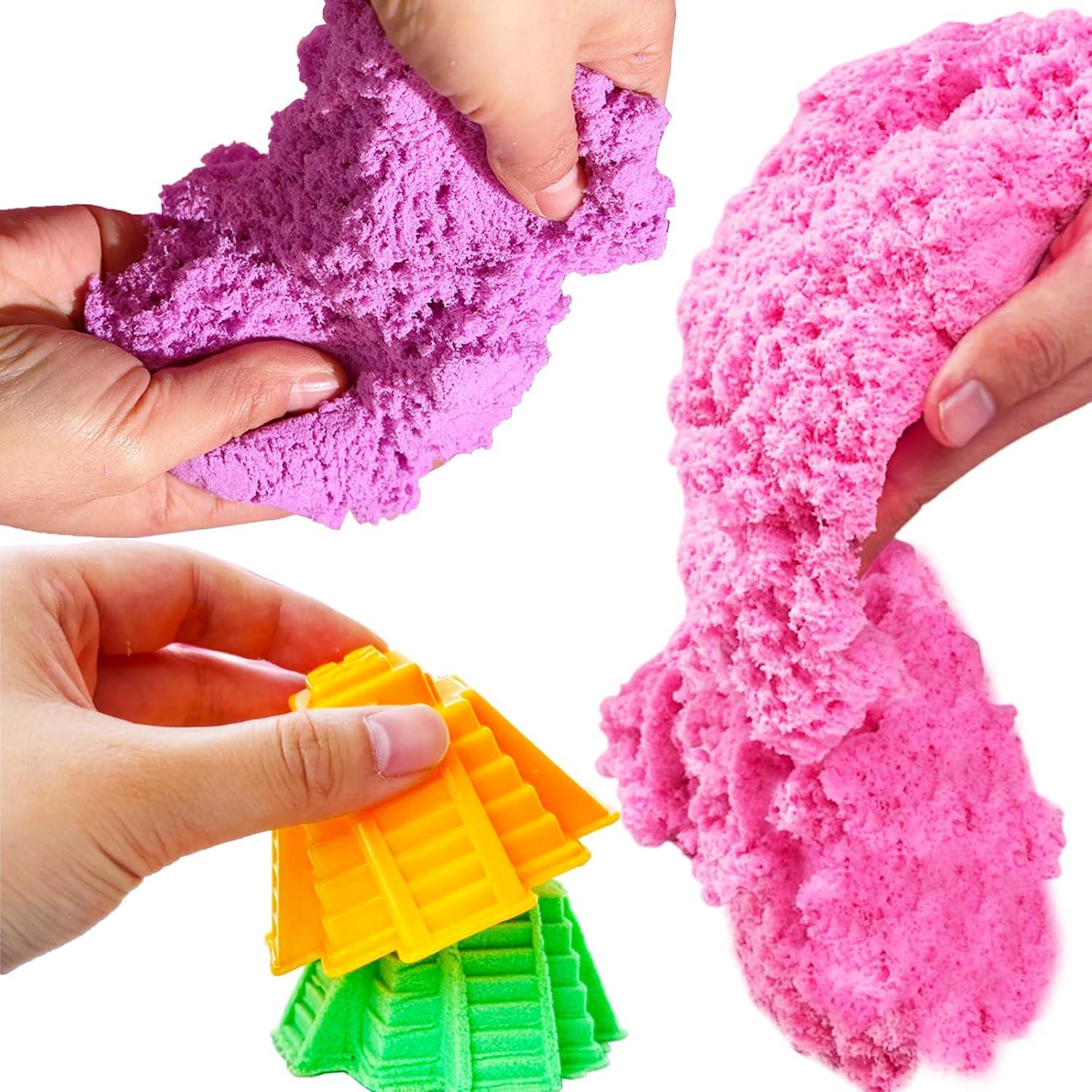 Arena de Juego Sensorial Guuozzli 3 kg 10 Colores Mágicos