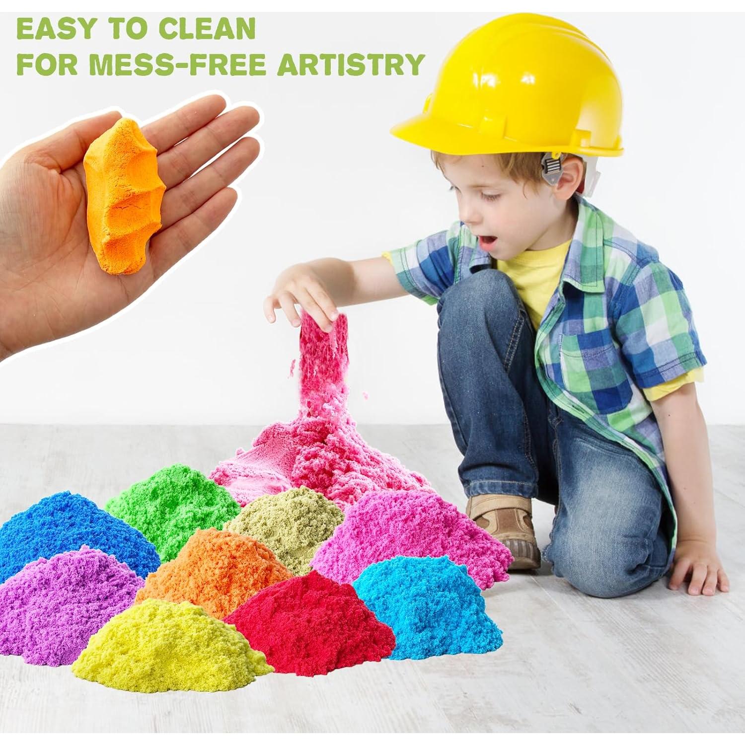 Arena de Juego Sensorial Guuozzli 3 kg 10 Colores Mágicos