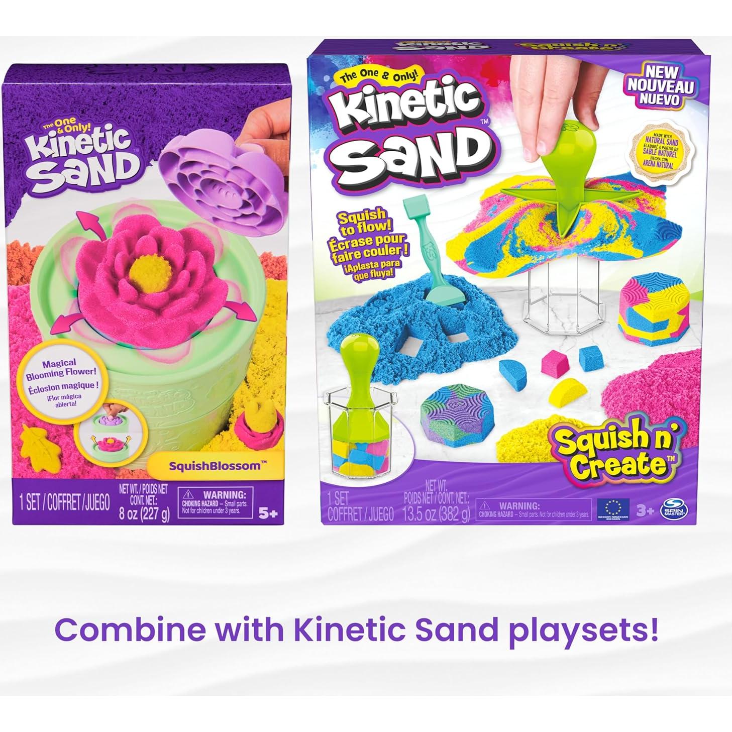 Kinetic Sand Mega Mixin 2.72 kg - Arena Roja, Amarilla y Azul