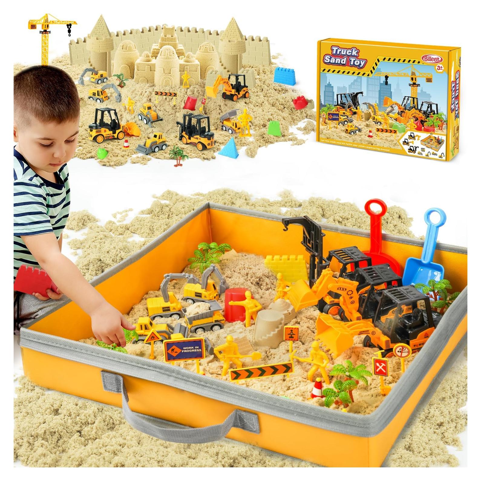 Kit de Construcción de Arena Billeeit - 36 Piezas para Niños 3+