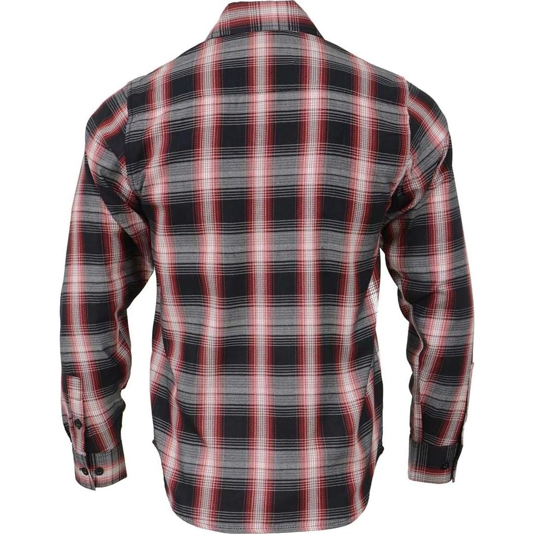 Camisa de Franela a Cuadros Hombre Milwaukee Leather Mediana